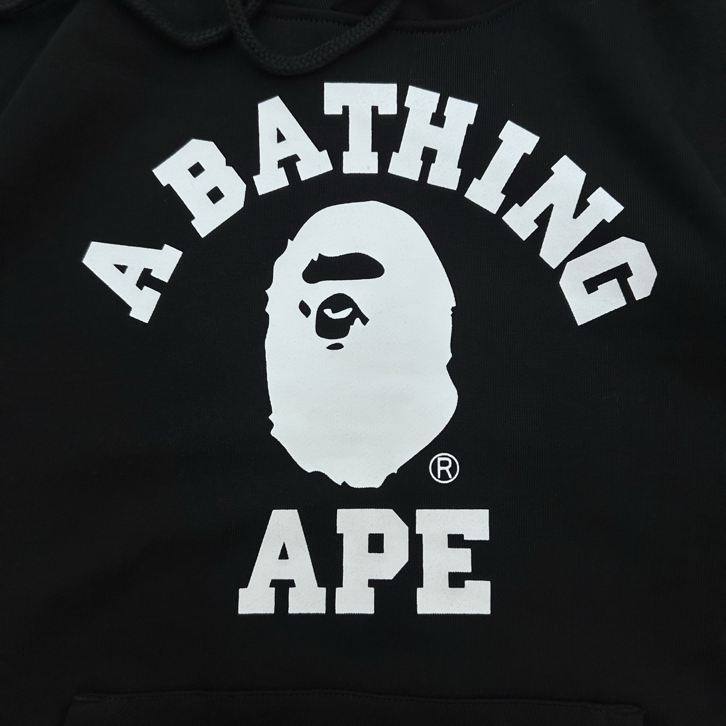 A BATHING APE BAPE SS26 猿人 字母印花 连帽卫衣 男女同款 0ZXSWM003141Q
