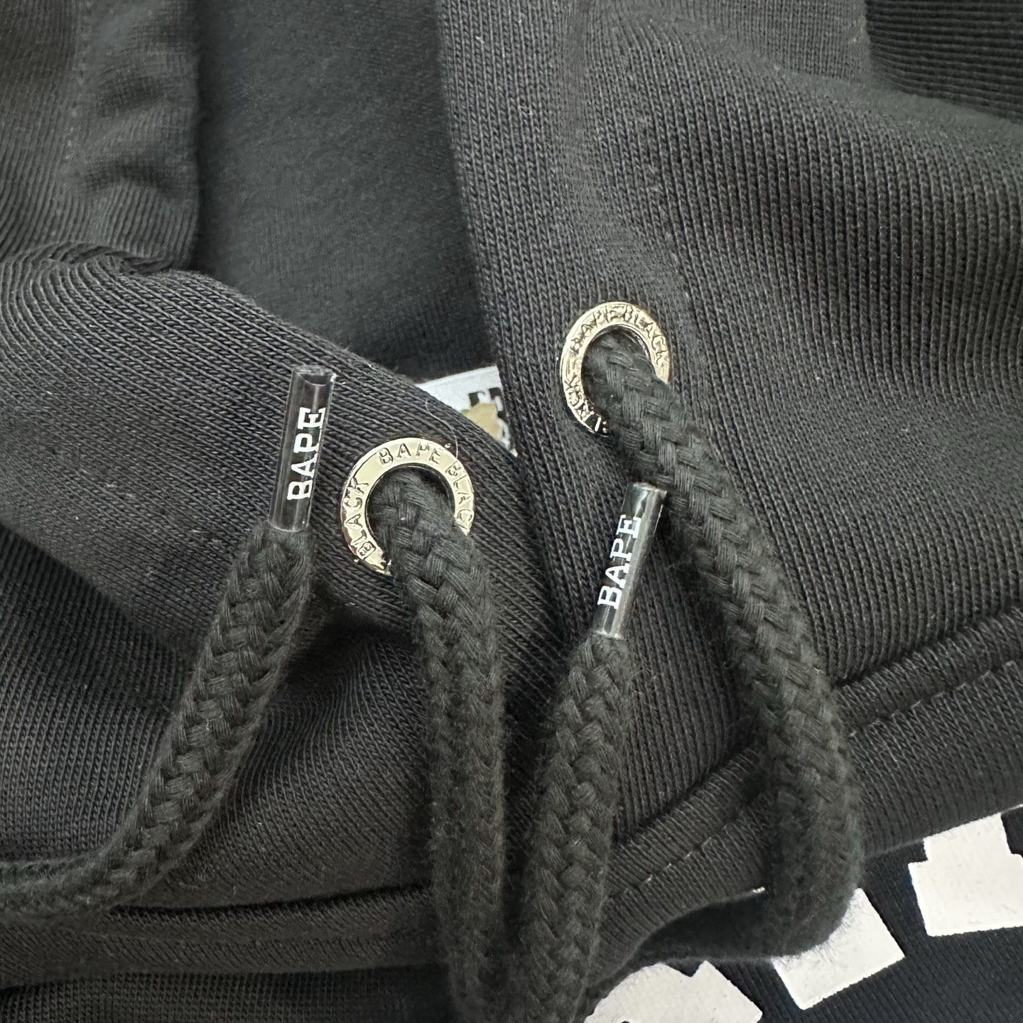 A BATHING APE BAPE SS26 猿人 字母印花 连帽卫衣 男女同款 0ZXSWM003141Q