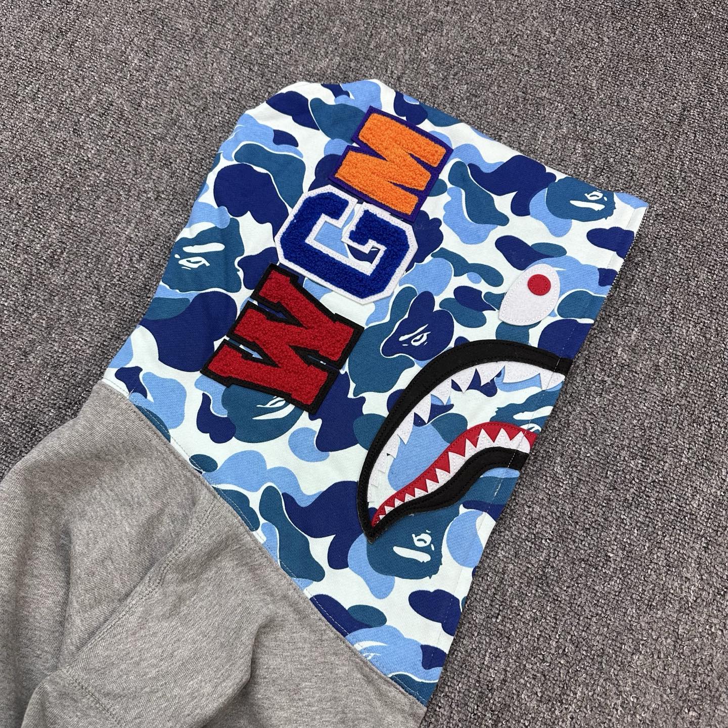 A BATHING APE BAPE SS26 猿人 拼接迷彩 男女同款B0-0ZXSWM301151Q