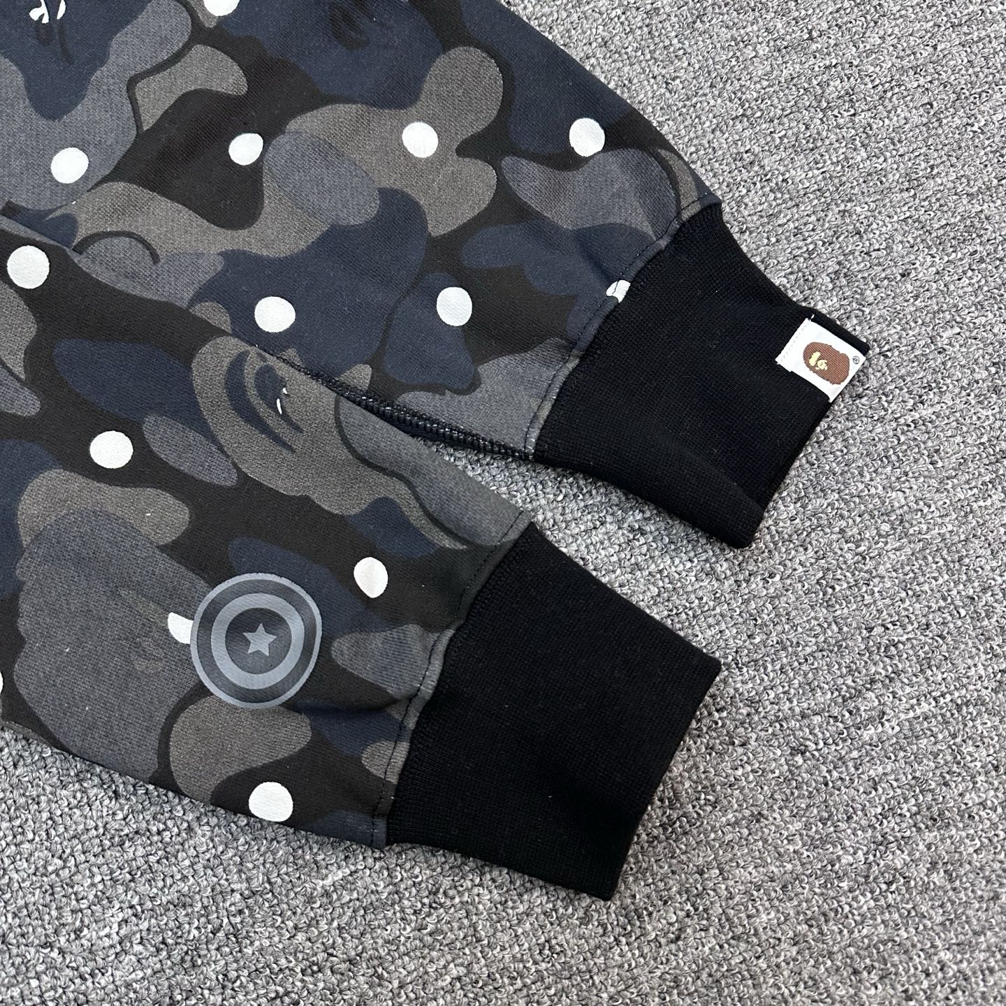 A BATHING APE BAPE SS25 猿人 波点迷彩 拉链外套 男女同款B0-1l80-115-302