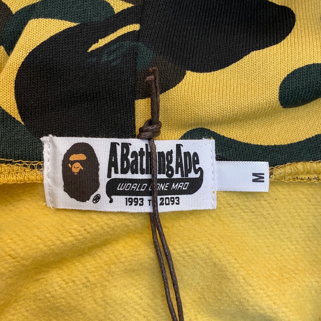 A BATHING APE BAPE CAMO SHARK FULL 长青款 猿人 迷彩 拉链外套 男女同款 