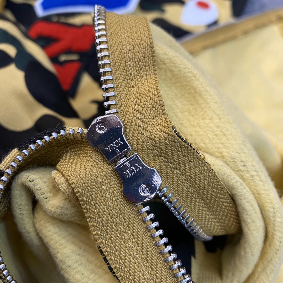 A BATHING APE BAPE CAMO SHARK FULL 长青款 猿人 迷彩 拉链外套 男女同款 