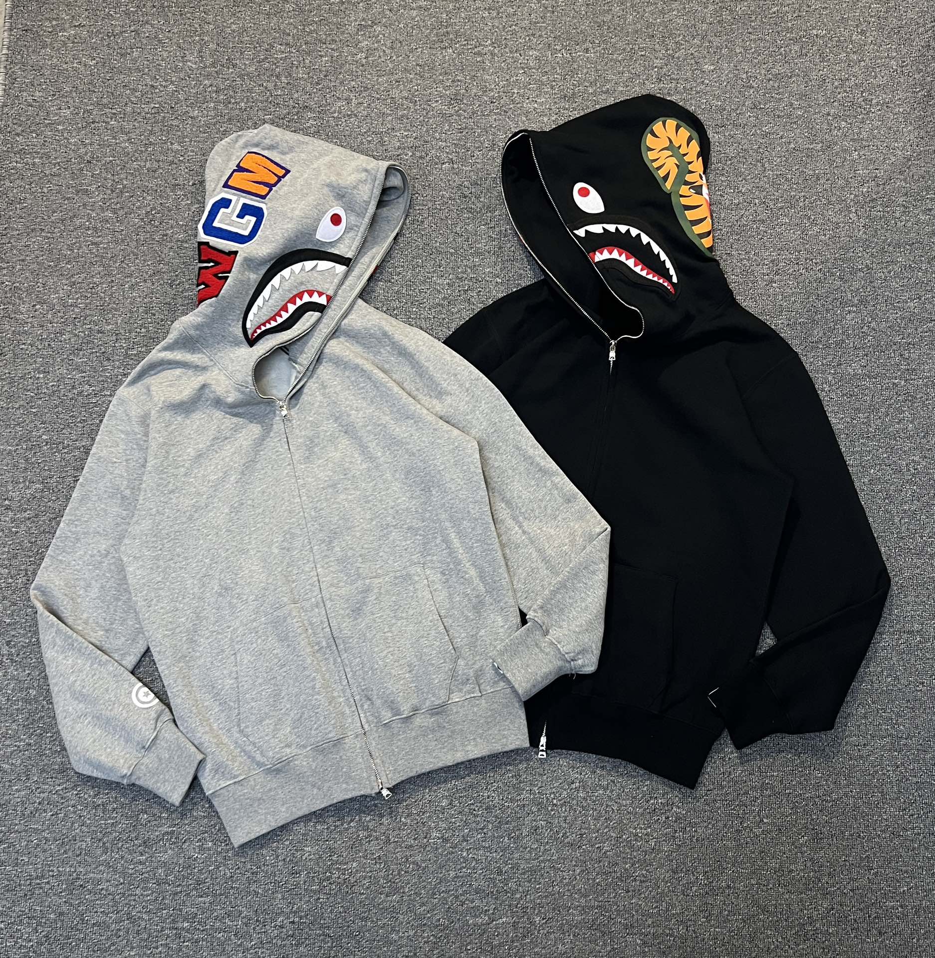 A BATHING APE BAPE  猿人 净色 拉链外套  男女同款 B0