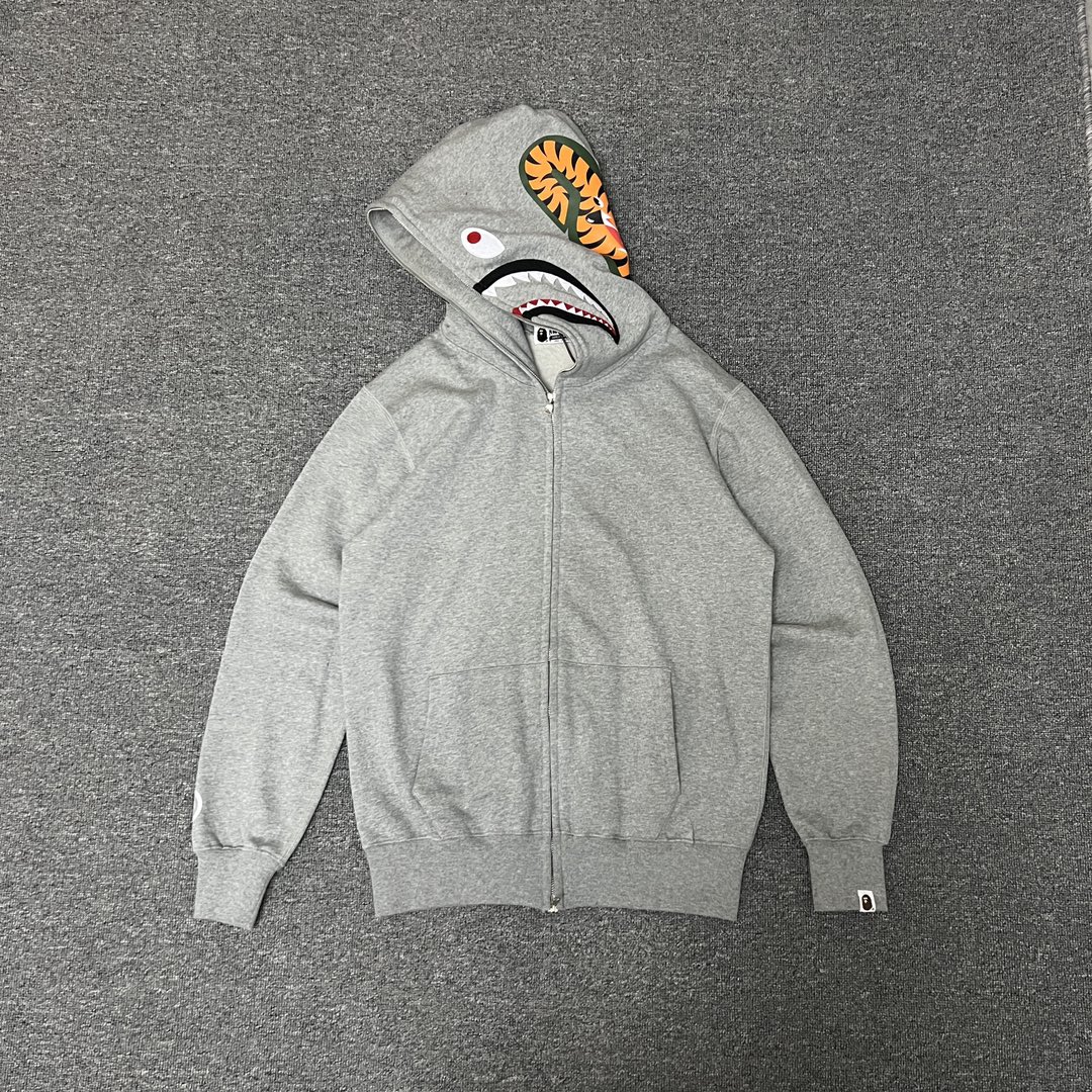 A BATHING APE BAPE  猿人 净色 拉链外套  男女同款 B0