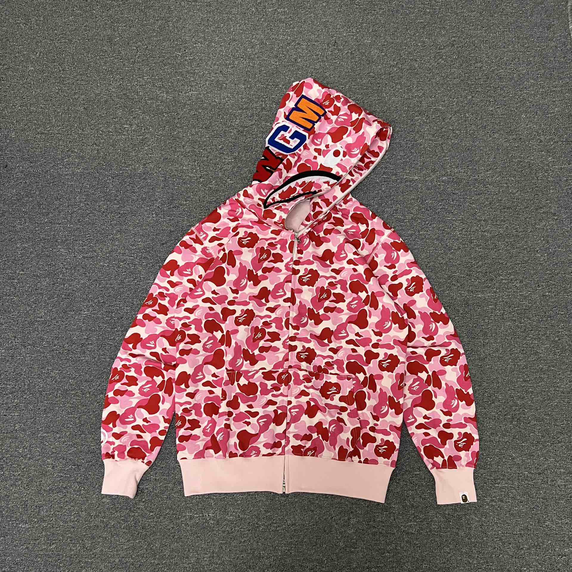 A BATHING APE BAPE  ABC 猿人 迷彩拉链外套  男女同款 B0