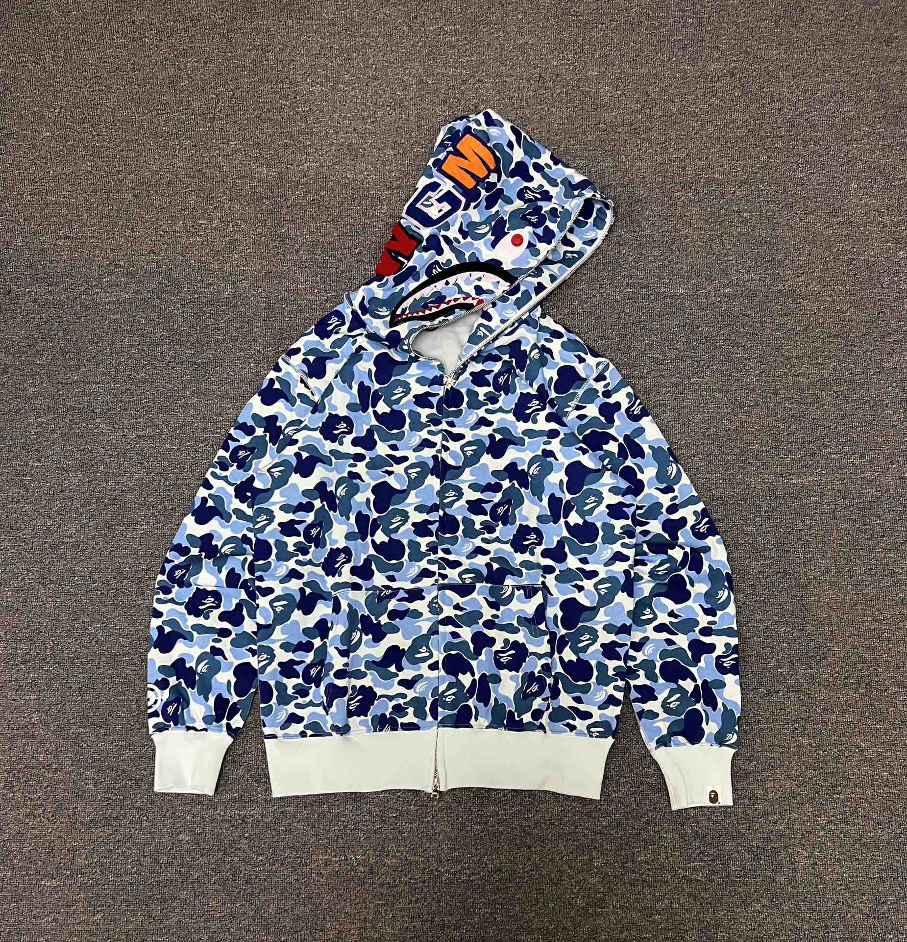 A BATHING APE BAPE  ABC 猿人 迷彩拉链外套  男女同款 B0