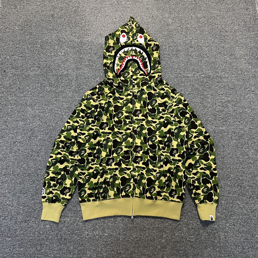 A BATHING APE BAPE  ABC 猿人 迷彩拉链外套  男女同款 B0