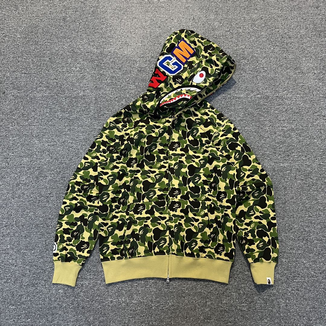 A BATHING APE BAPE  ABC 猿人 迷彩拉链外套  男女同款 B0