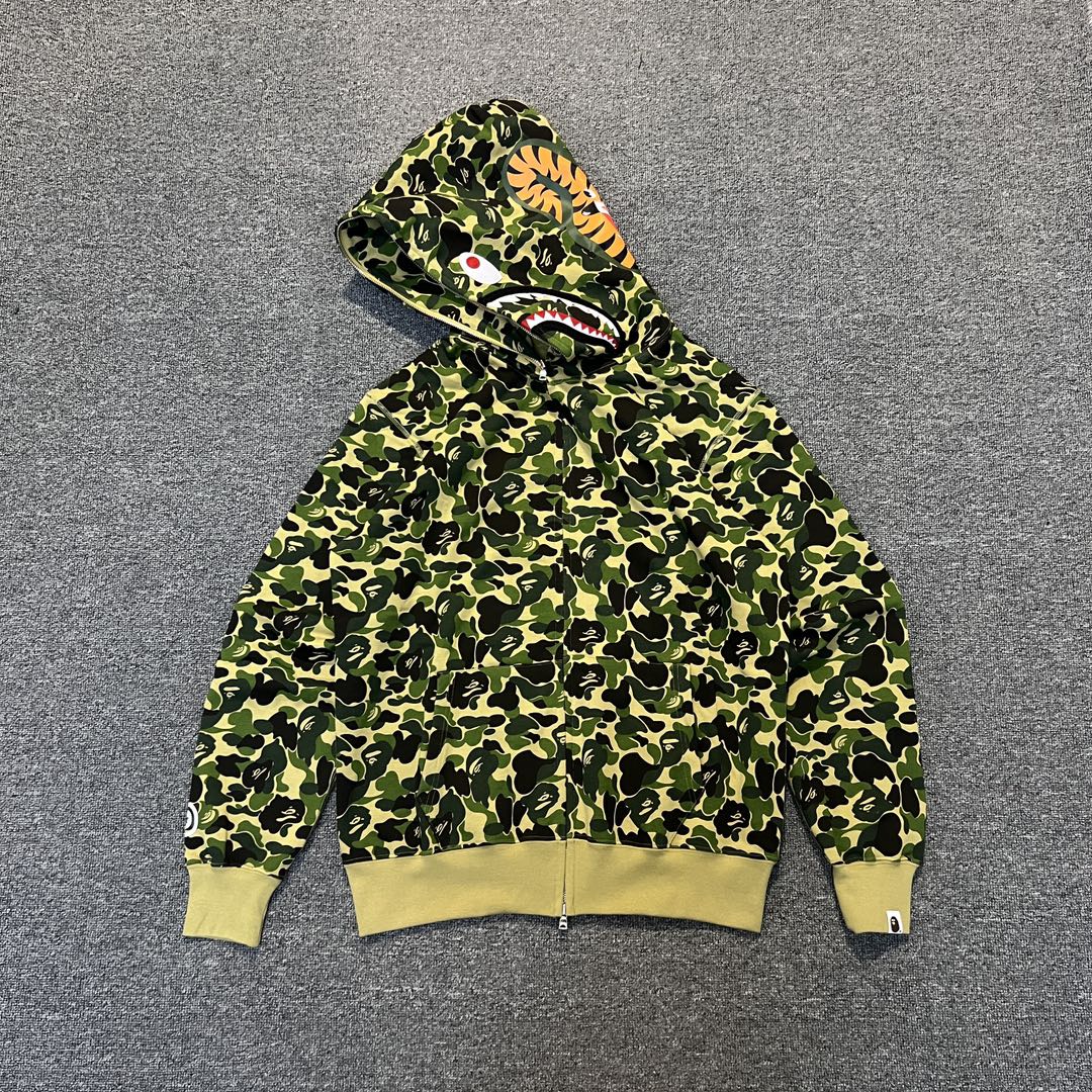 A BATHING APE BAPE  ABC 猿人 迷彩拉链外套  男女同款 B0