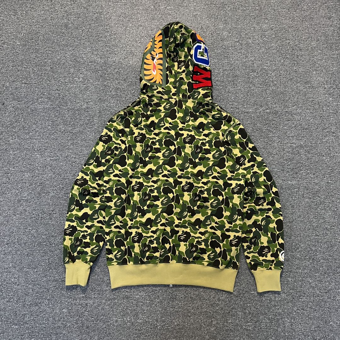 A BATHING APE BAPE  ABC 猿人 迷彩拉链外套  男女同款 B0