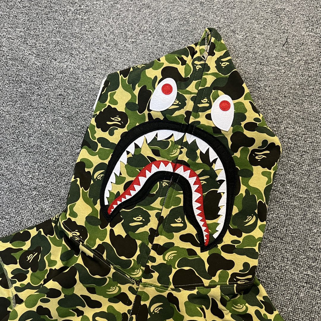 A BATHING APE BAPE  ABC 猿人 迷彩拉链外套  男女同款 B0