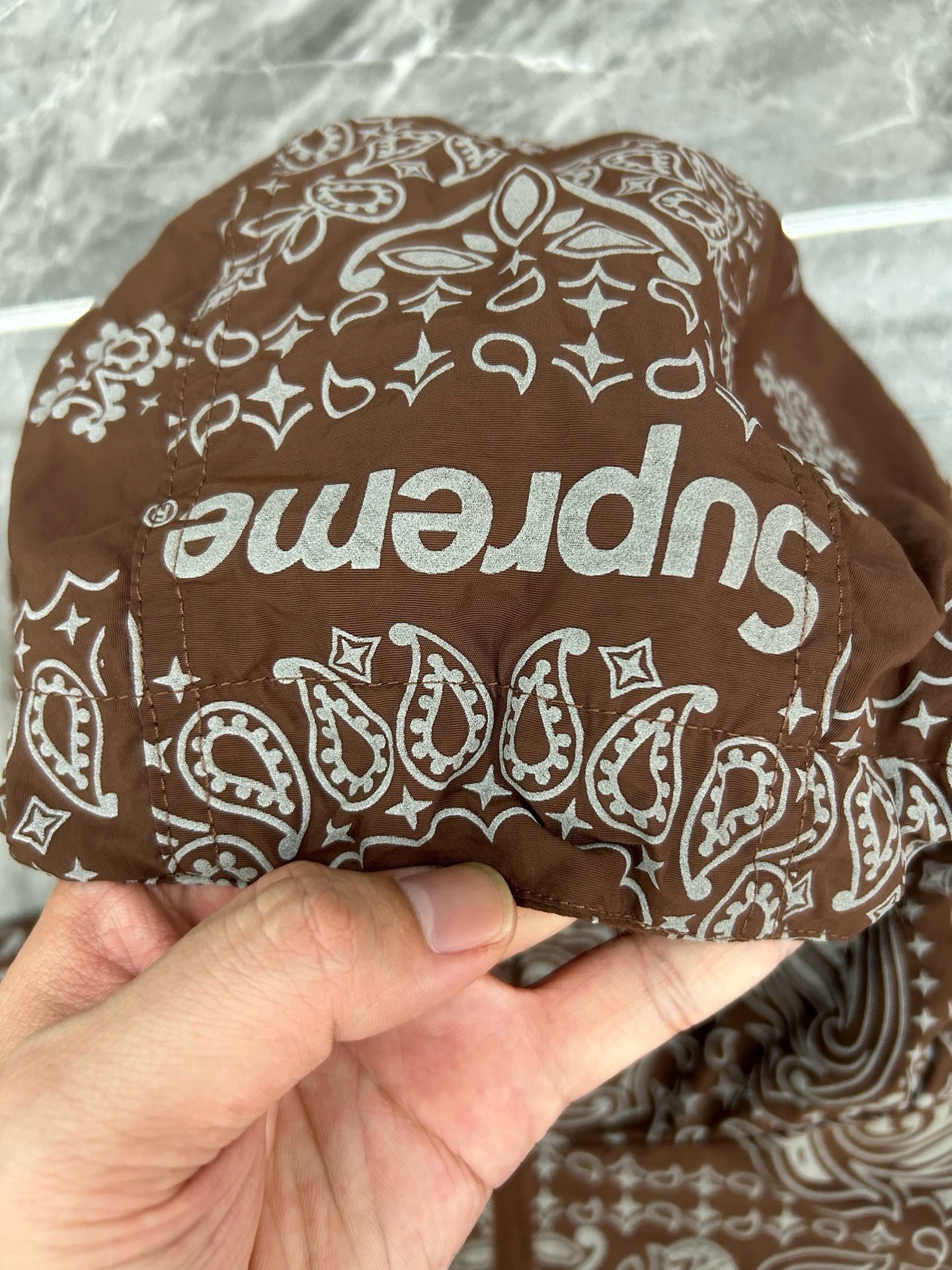 Supreme SS26 Reflective Bandana Anorak 半拉链 连帽卫衣 满印 腰果花 夹克 三色