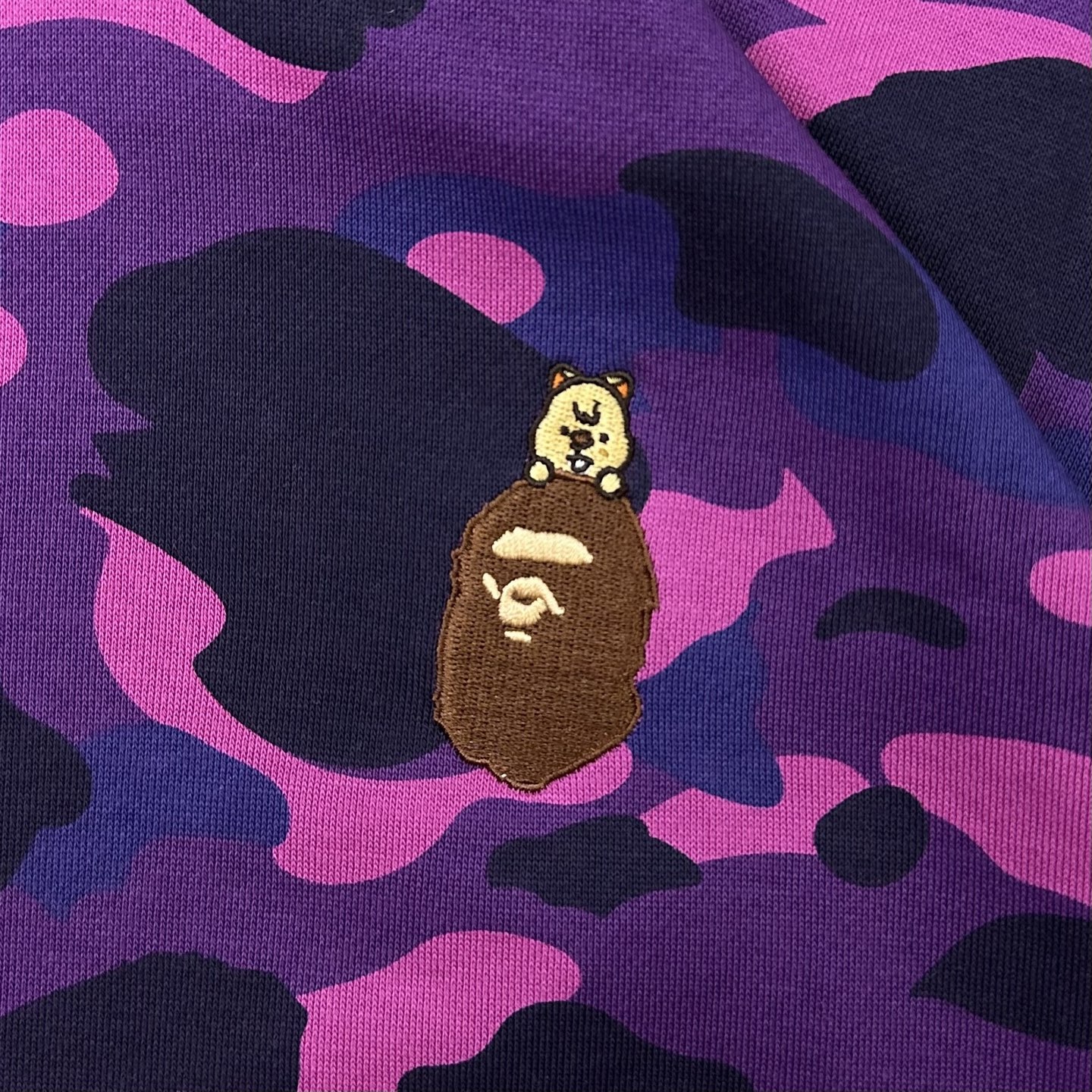 A BATHING APE BAPE Stray Kids 雪貂猿人 迷彩拉链外套 男女同款 B0-1L73-115-921