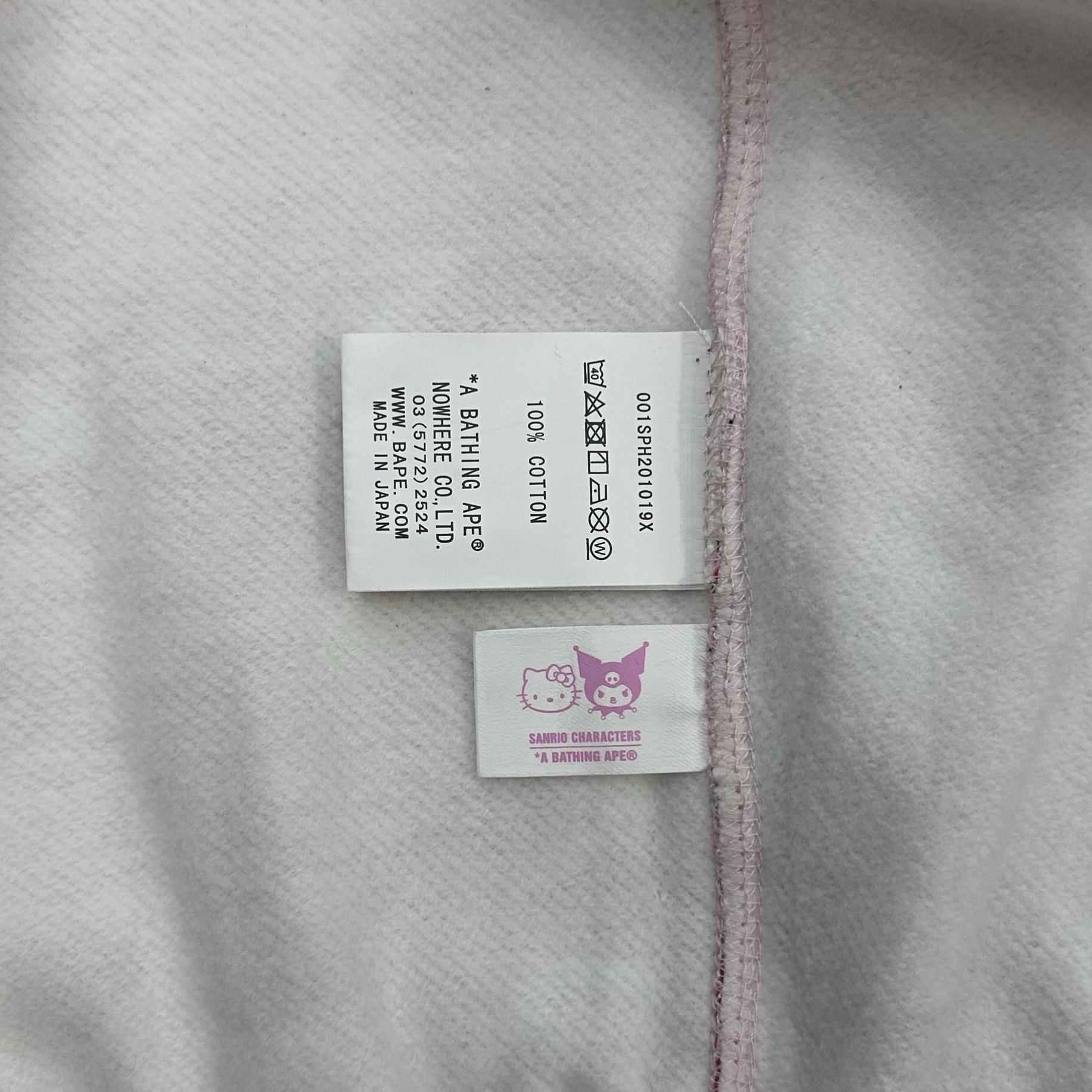 A BATHING APE BAPE  Sanrio/三丽鸥联名款SS26库洛米  迷彩拉链外套  男女同款 1M23-215-902