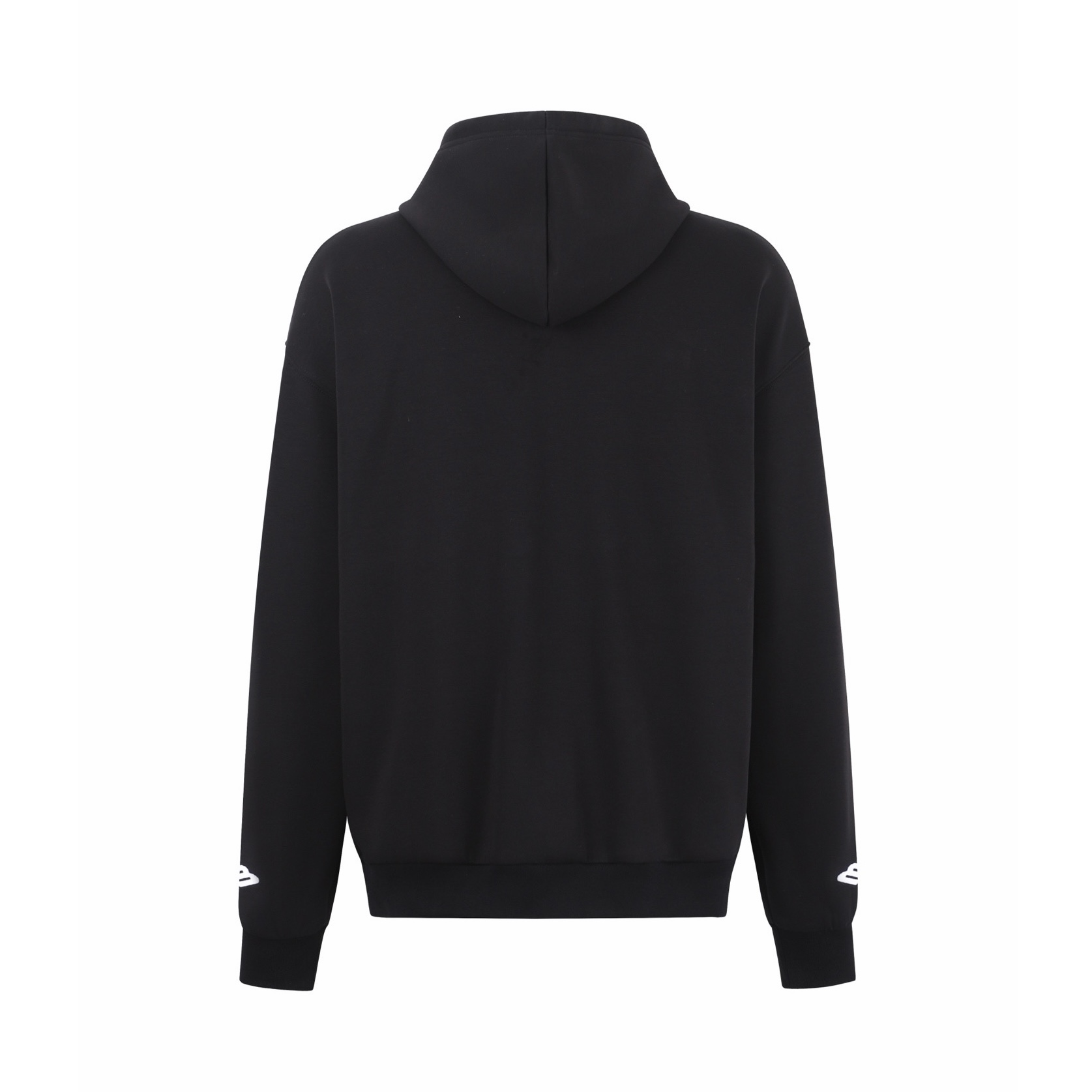 Balenciaga 巴黎世家 滑雪系列天鹅绒拉链连帽卫衣 夹克 外套 连帽衫 长袖 秋冬 黑色 B5