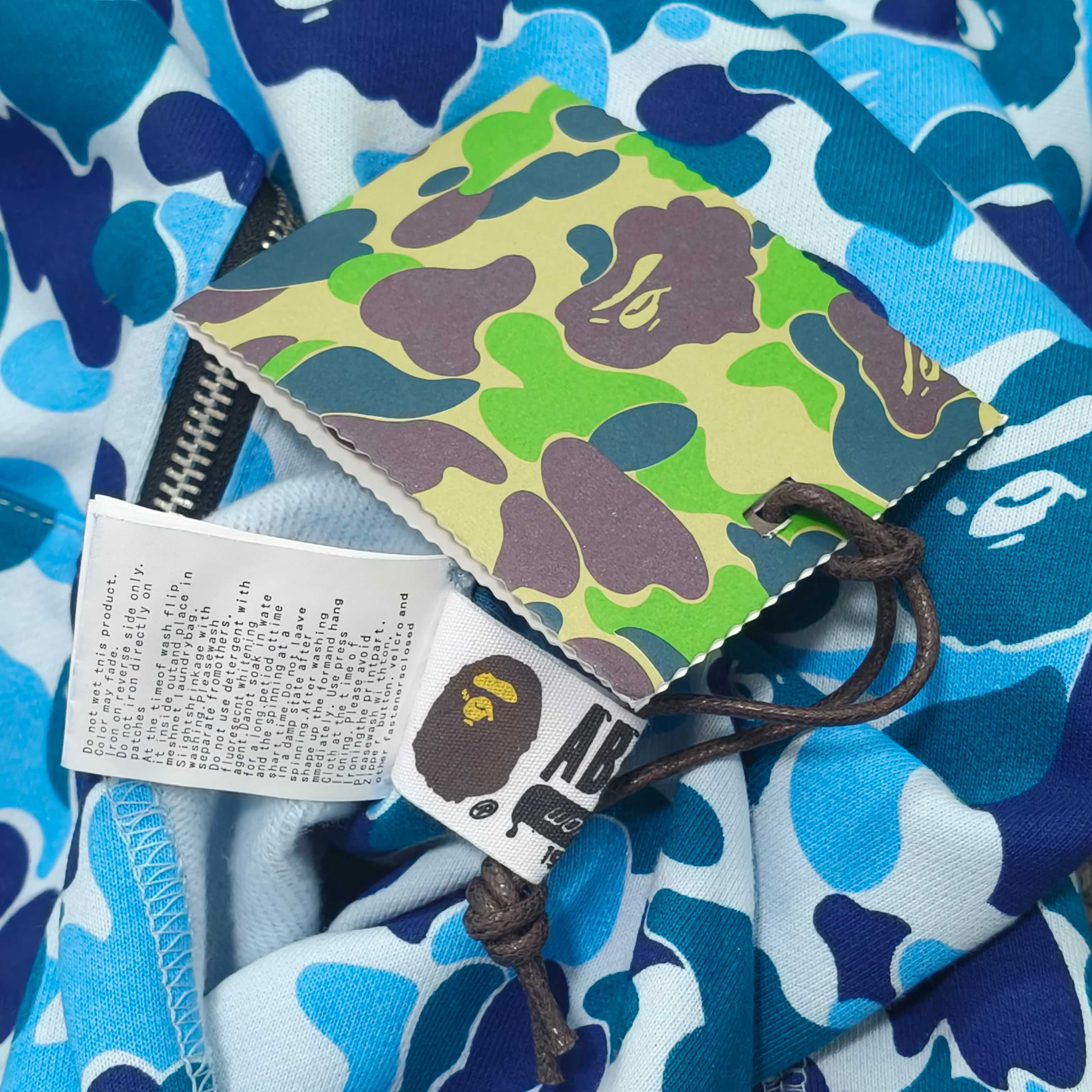 A BATHING APE BAPE   FW25 双面穿   鲨鱼拉链外套  男女同款 内外鸳鸯 黑蓝