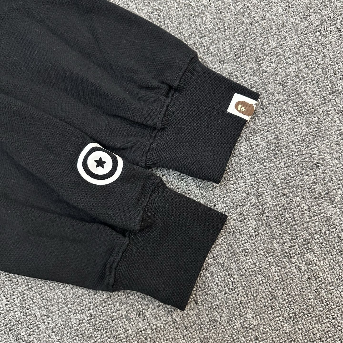 A BATHING APE BAPE  双帽  鲨鱼拉链外套  男女同款 黑色绿