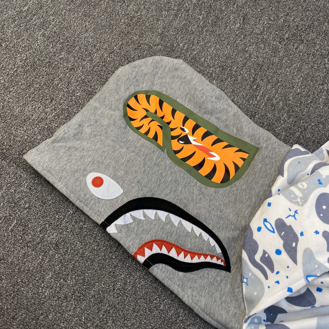 A BATHING APE BAPE  双帽 星空 迷彩拉链外套  男女同款 1G20-115-004