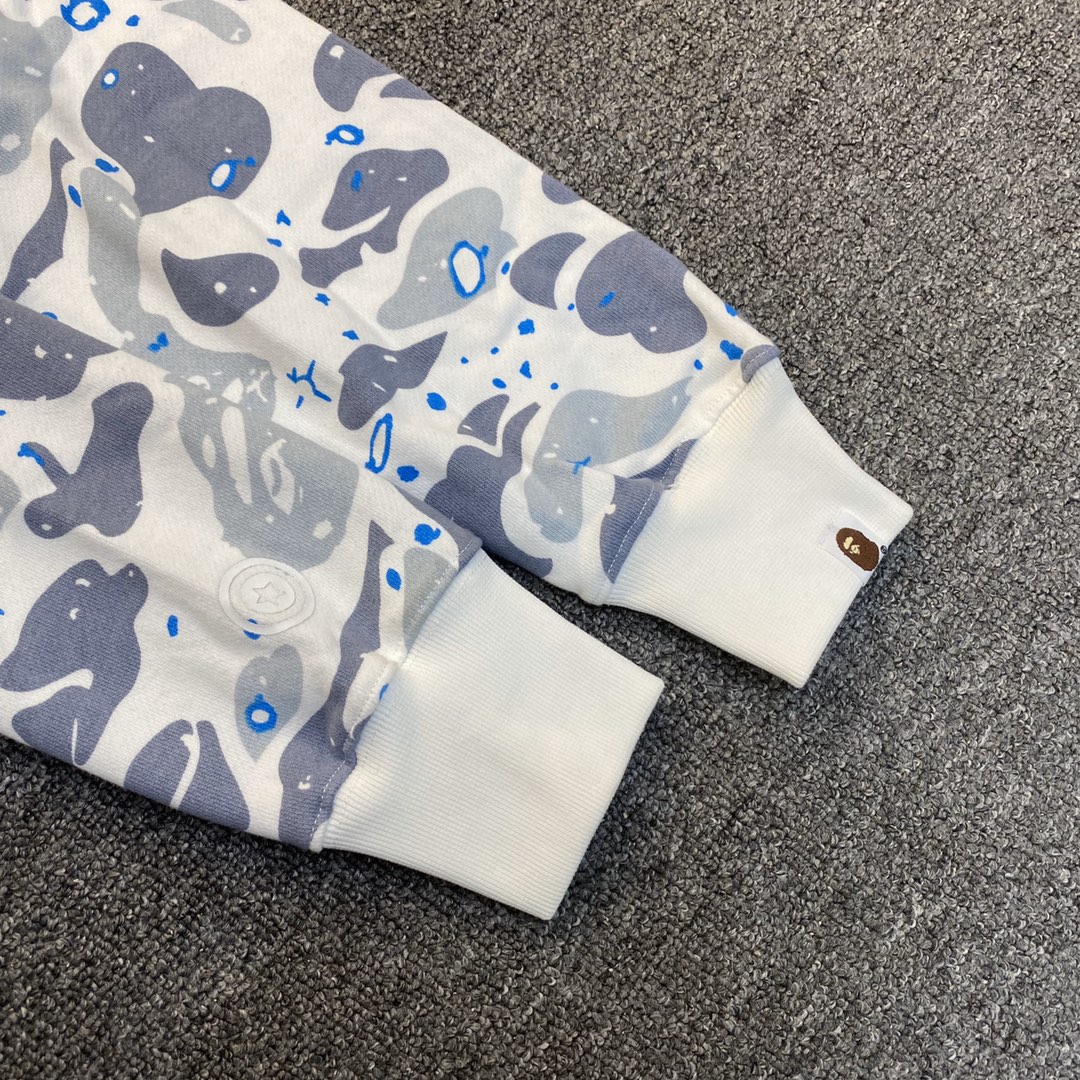 A BATHING APE BAPE  双帽 星空 迷彩拉链外套  男女同款 1G20-115-004