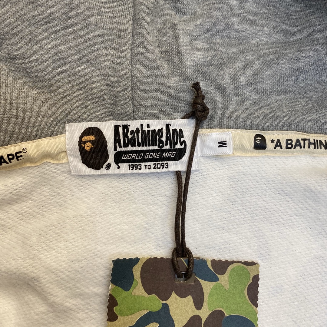 A BATHING APE BAPE  双帽 星空 迷彩拉链外套  男女同款 1G20-115-004