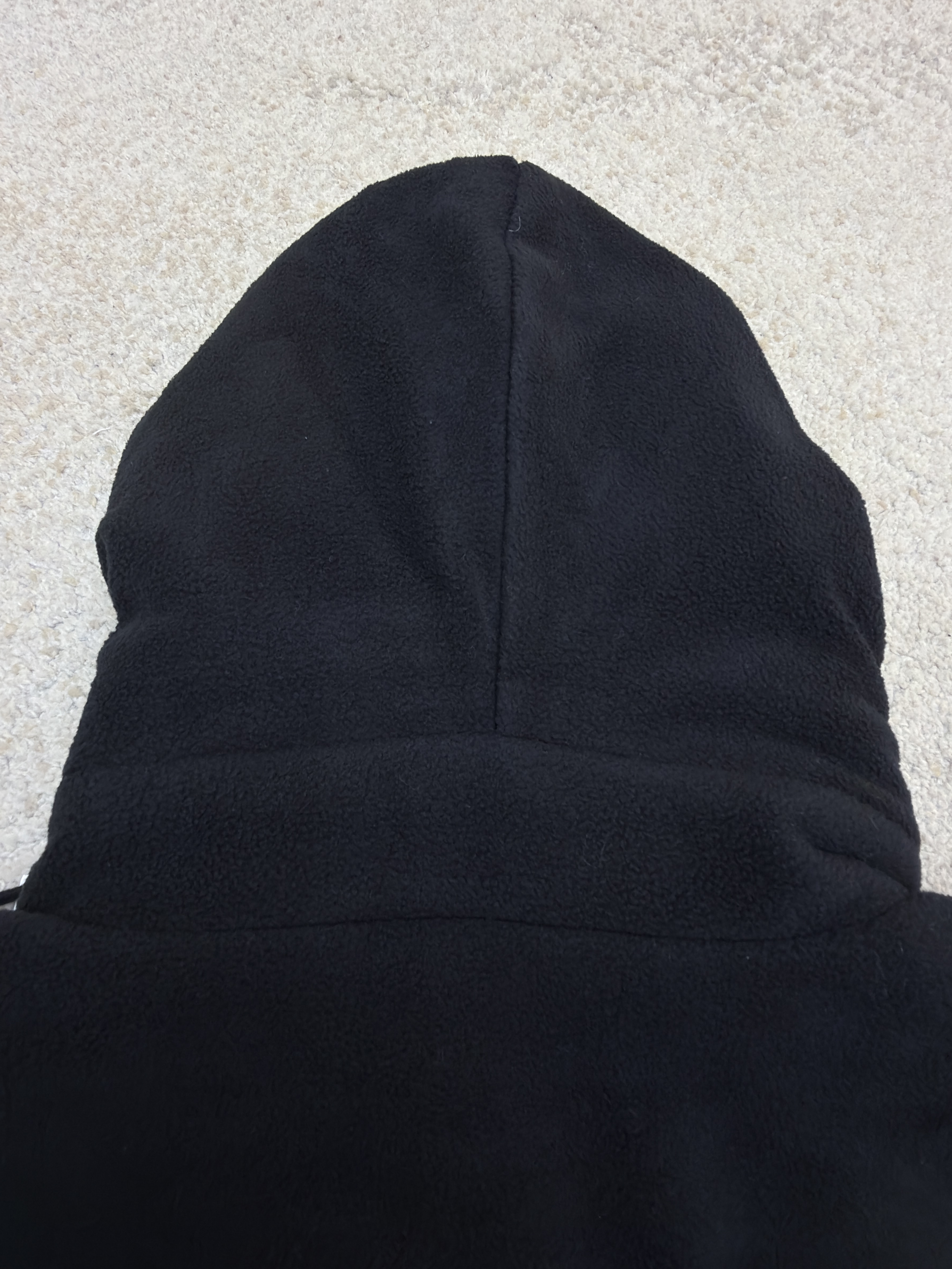Balenciaga 巴黎世家 刺绣双向拉链抓绒连帽卫衣 连帽衫 夹克 外套 秋冬 长袖 黑色 B5