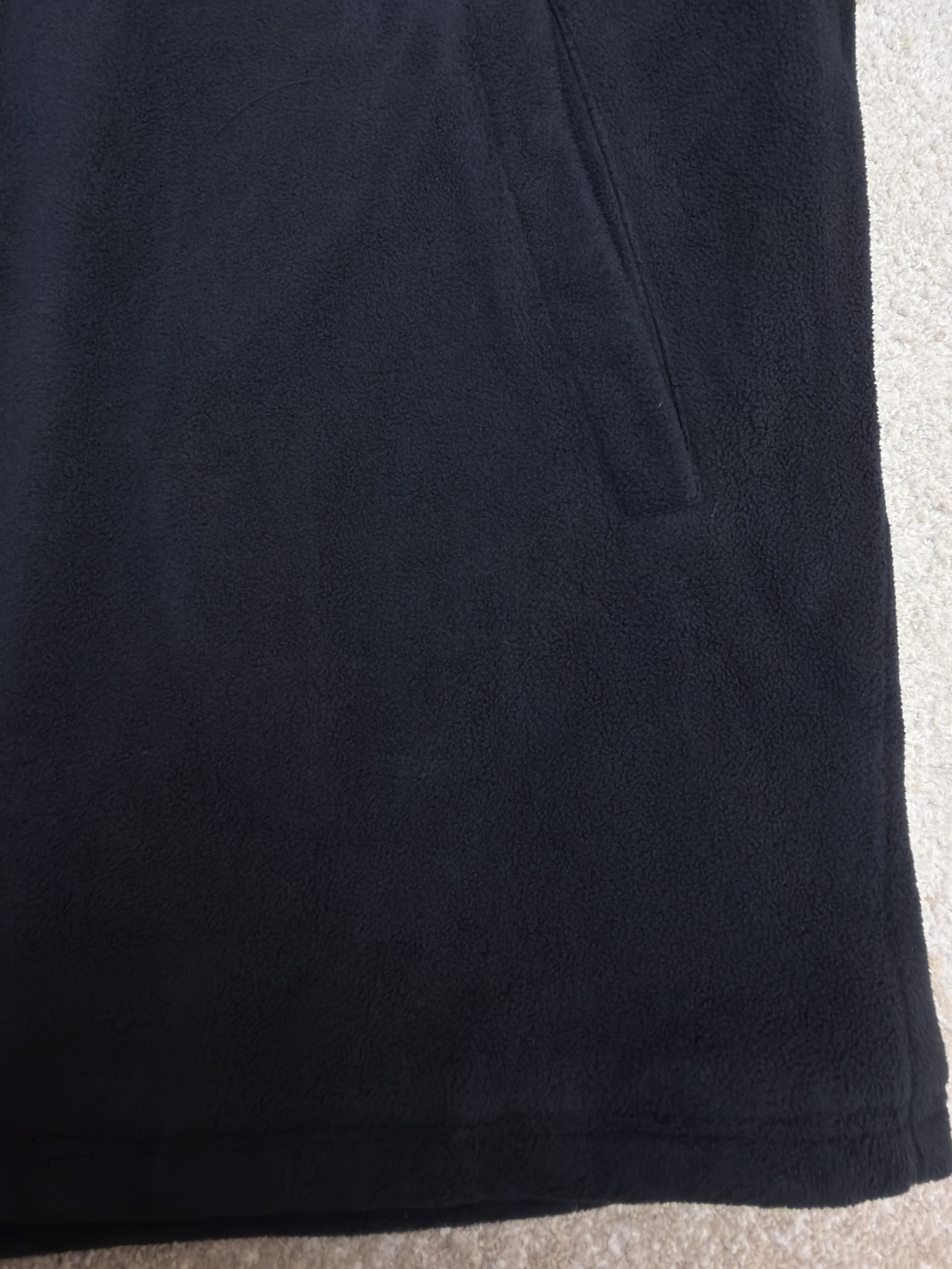 Balenciaga 巴黎世家 刺绣双向拉链抓绒连帽卫衣 连帽衫 夹克 外套 秋冬 长袖 黑色 B5
