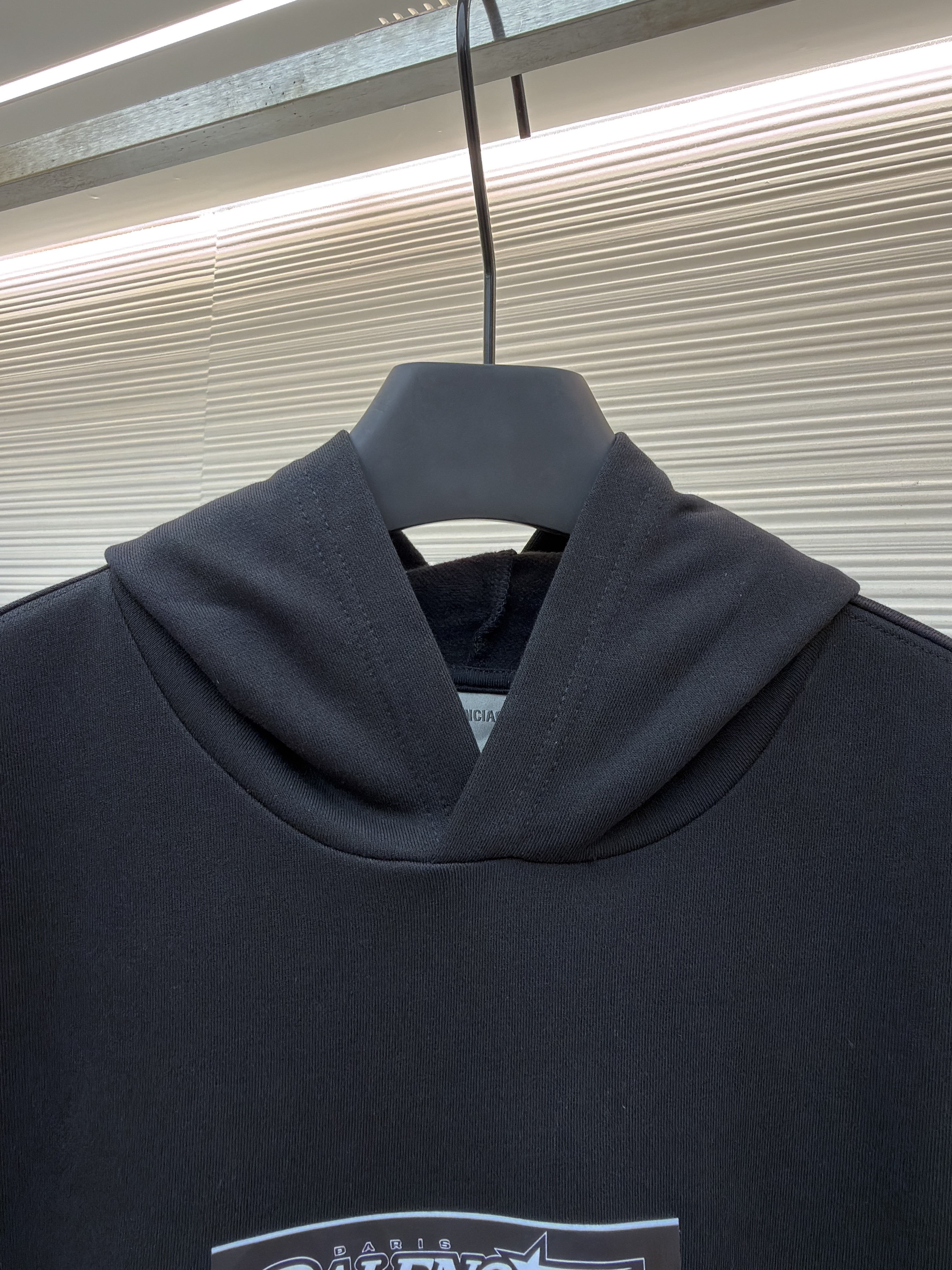 Balenciaga 巴黎世家 Bumper Stickers连帽卫衣 外套 连帽衫 长袖 秋冬 黑色 B0