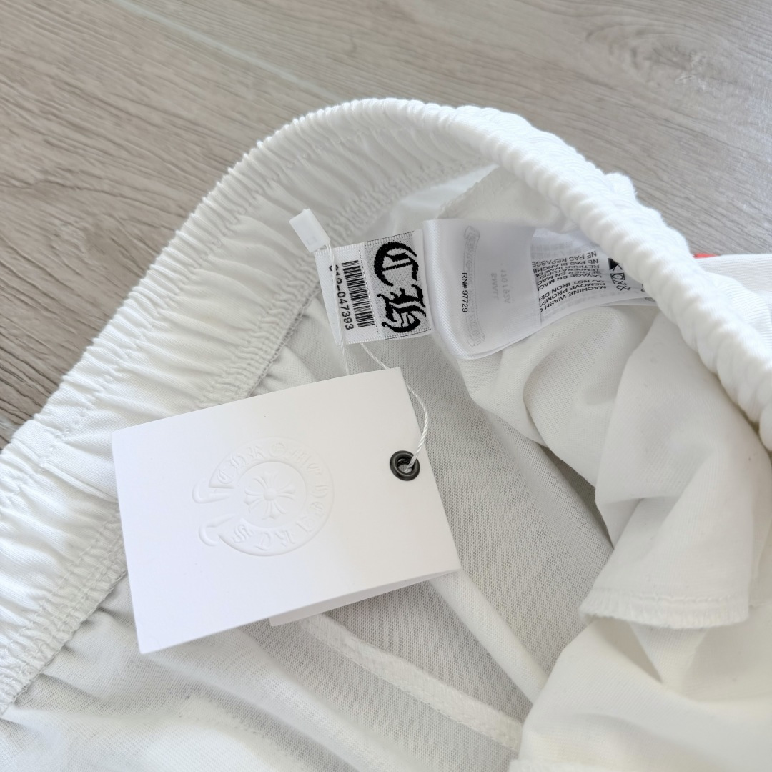 925 Chrome Hearts 克罗心 Deadly doll 黑色涂鸦漫画裤 卫裤 运动裤 休闲裤 长裤 裤子 白色 黑色 