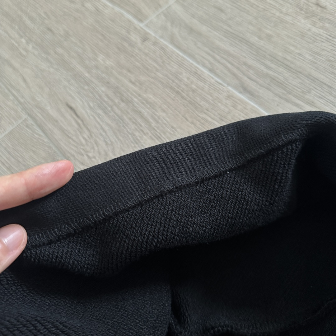925 Chrome Hearts 克罗心 字母刺绣logo连帽卫衣 连帽衫 长袖 外套 黑色 