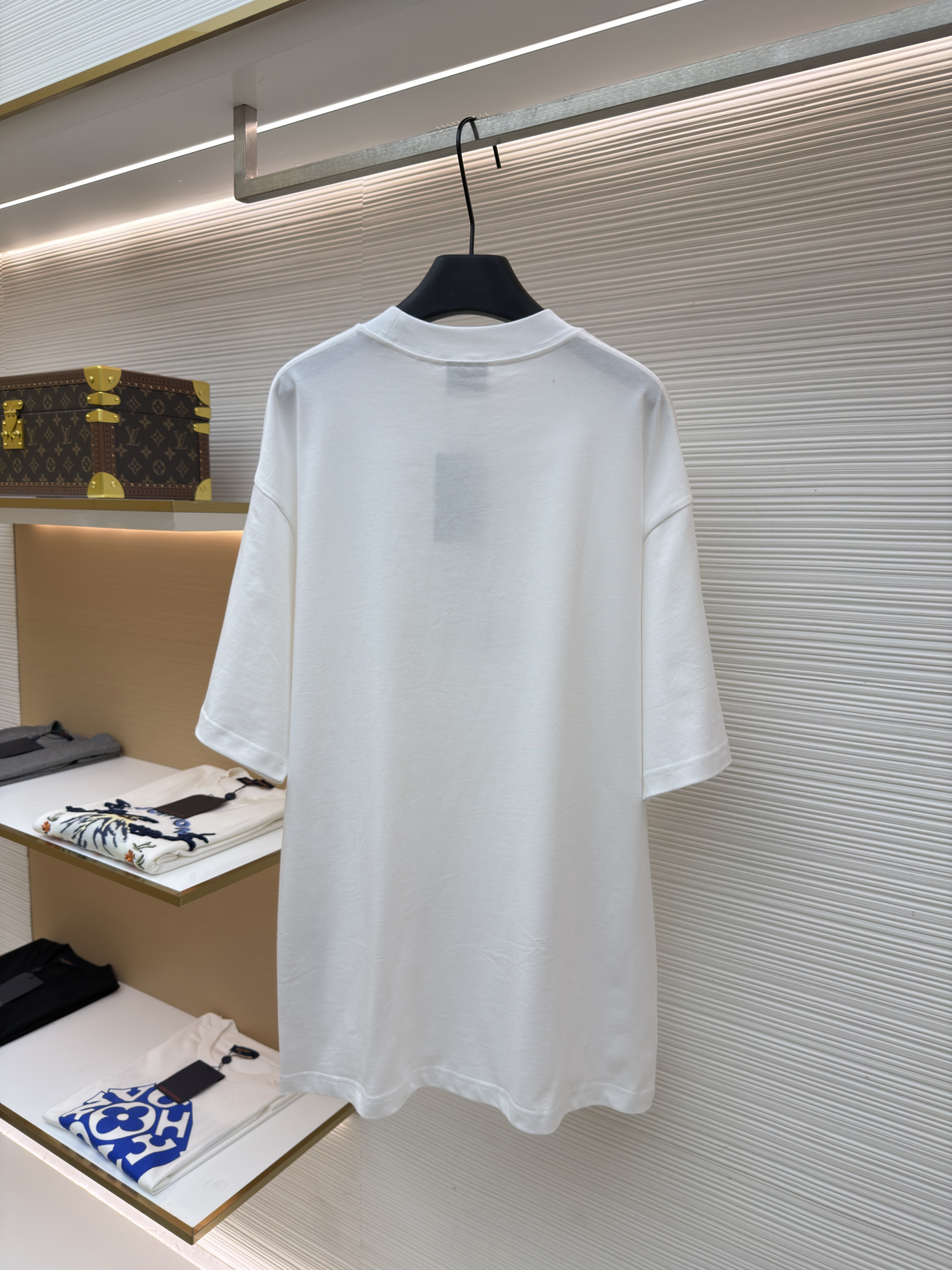 Balenciaga 巴黎世家 BB印花圆领短袖 T恤 圆领 夏季 白色 黑色 酒红色 A0