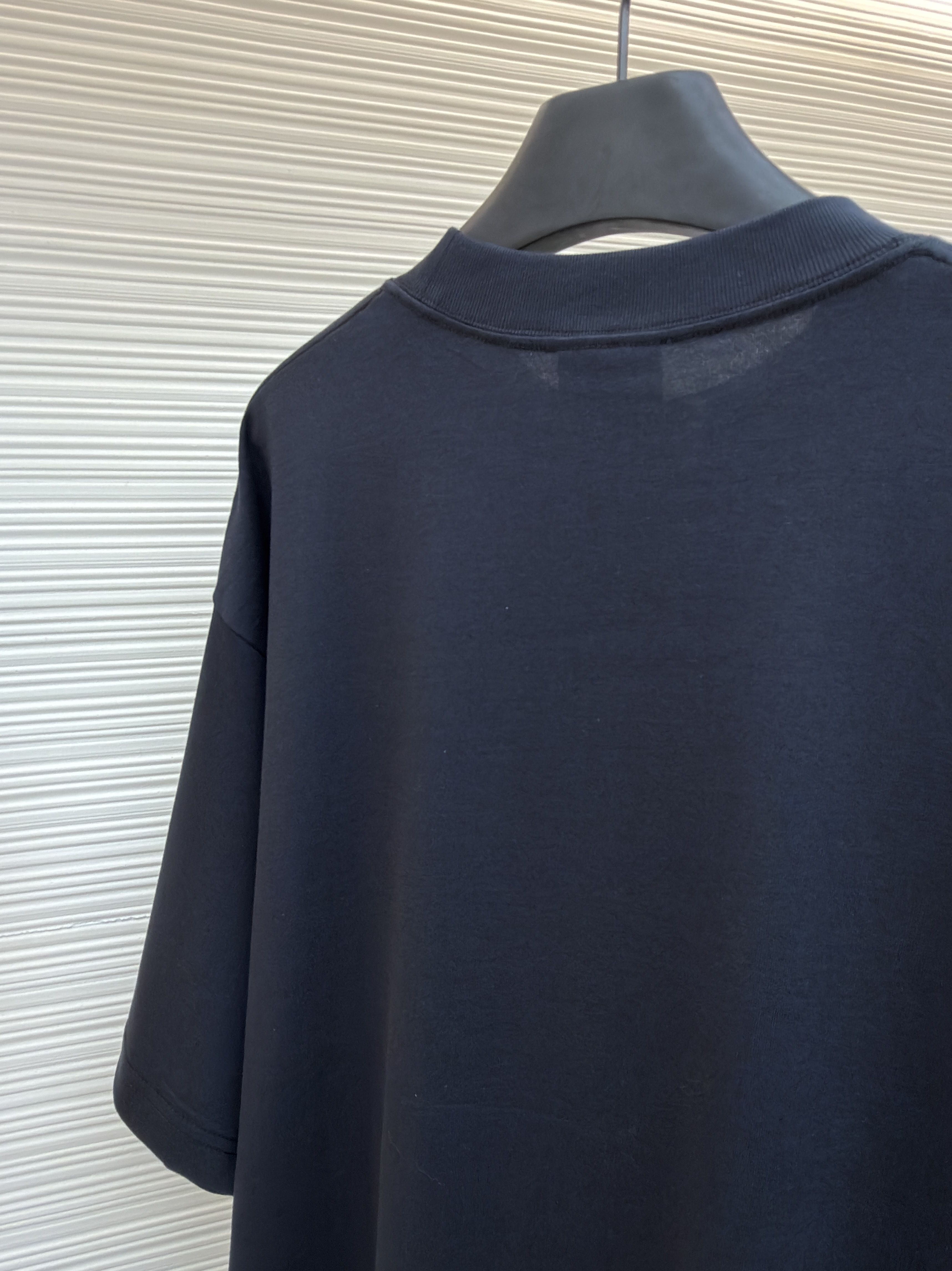 Balenciaga 巴黎世家 BB印花圆领短袖 T恤 圆领 夏季 白色 黑色 酒红色 A0