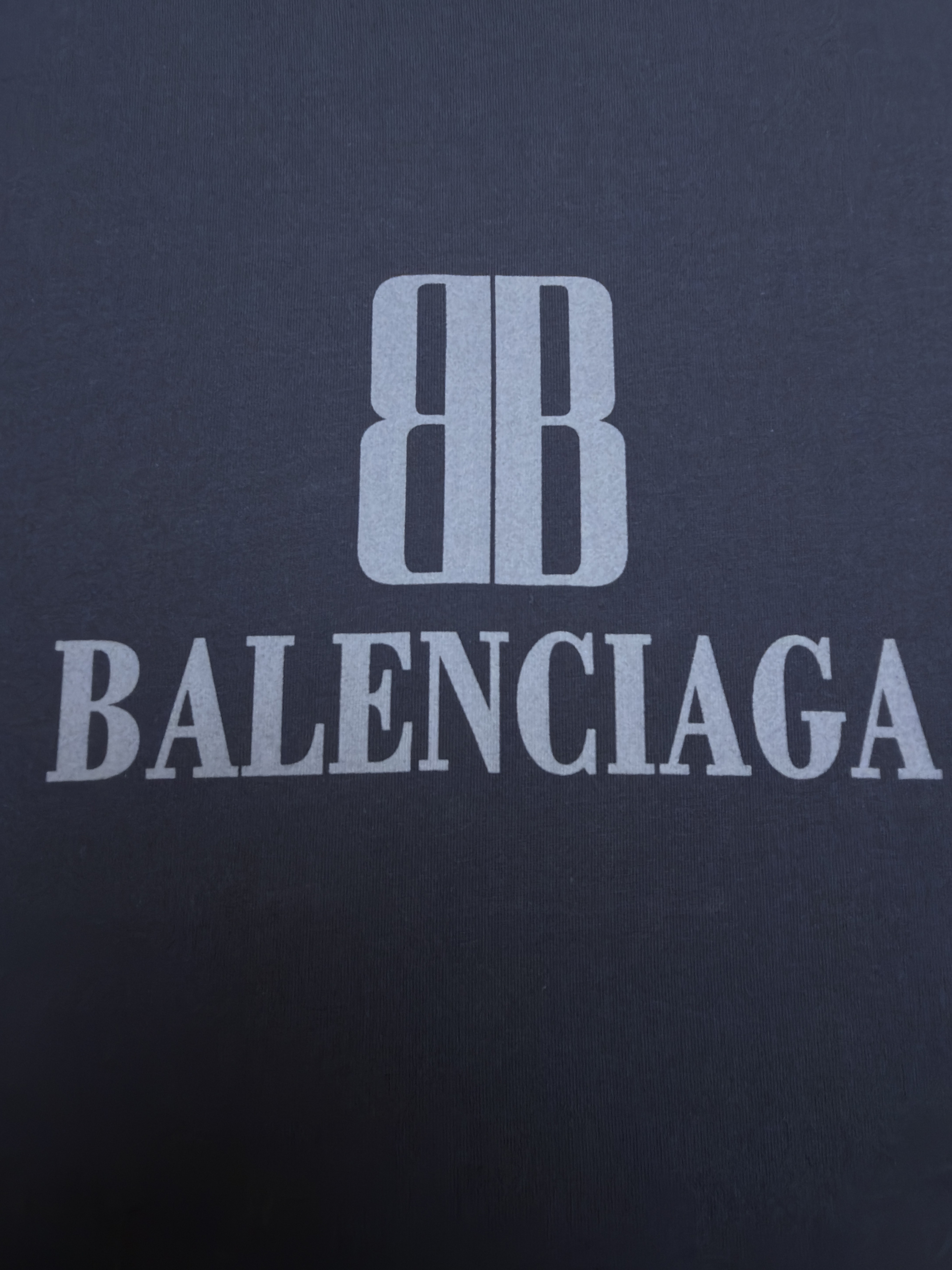 Balenciaga 巴黎世家 BB印花圆领短袖 T恤 圆领 夏季 白色 黑色 酒红色 A0