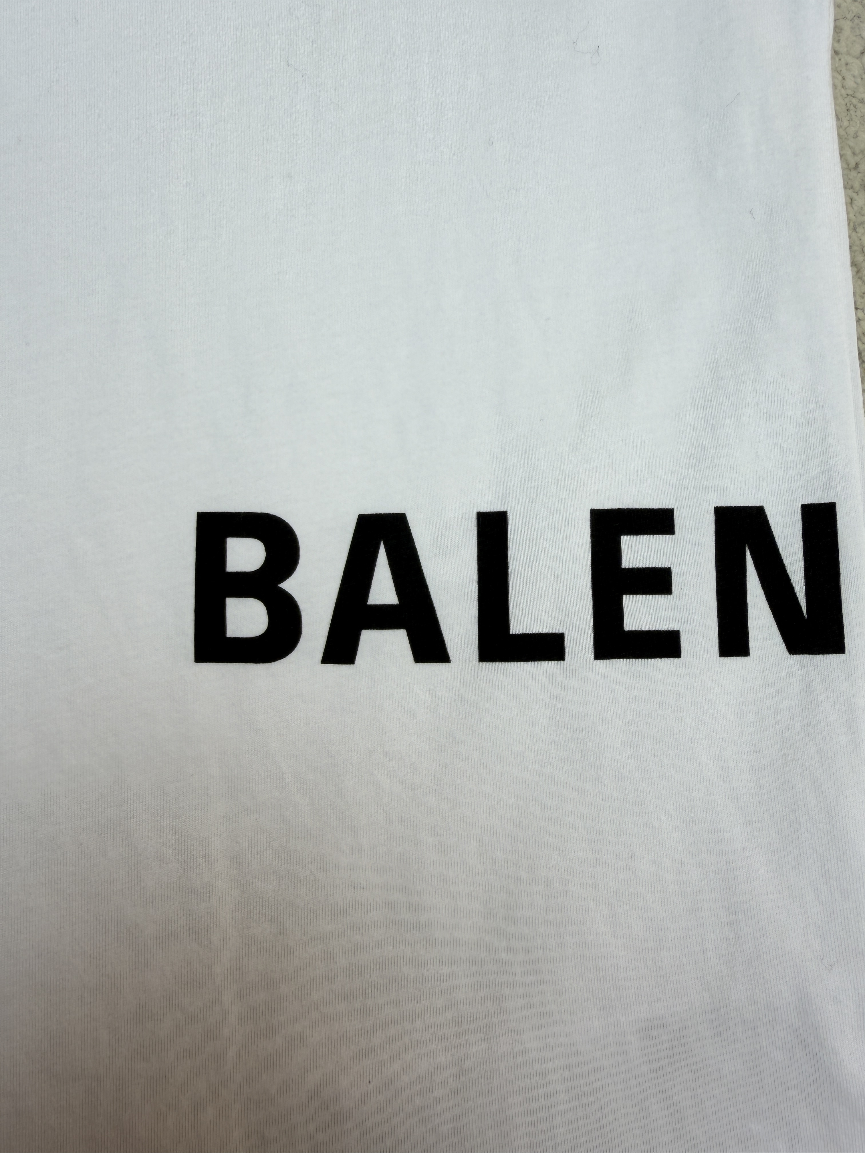 Balenciaga 巴黎世家 七夕箭头印花圆领短袖 T恤 圆领 夏季 白色 黑色 A0 