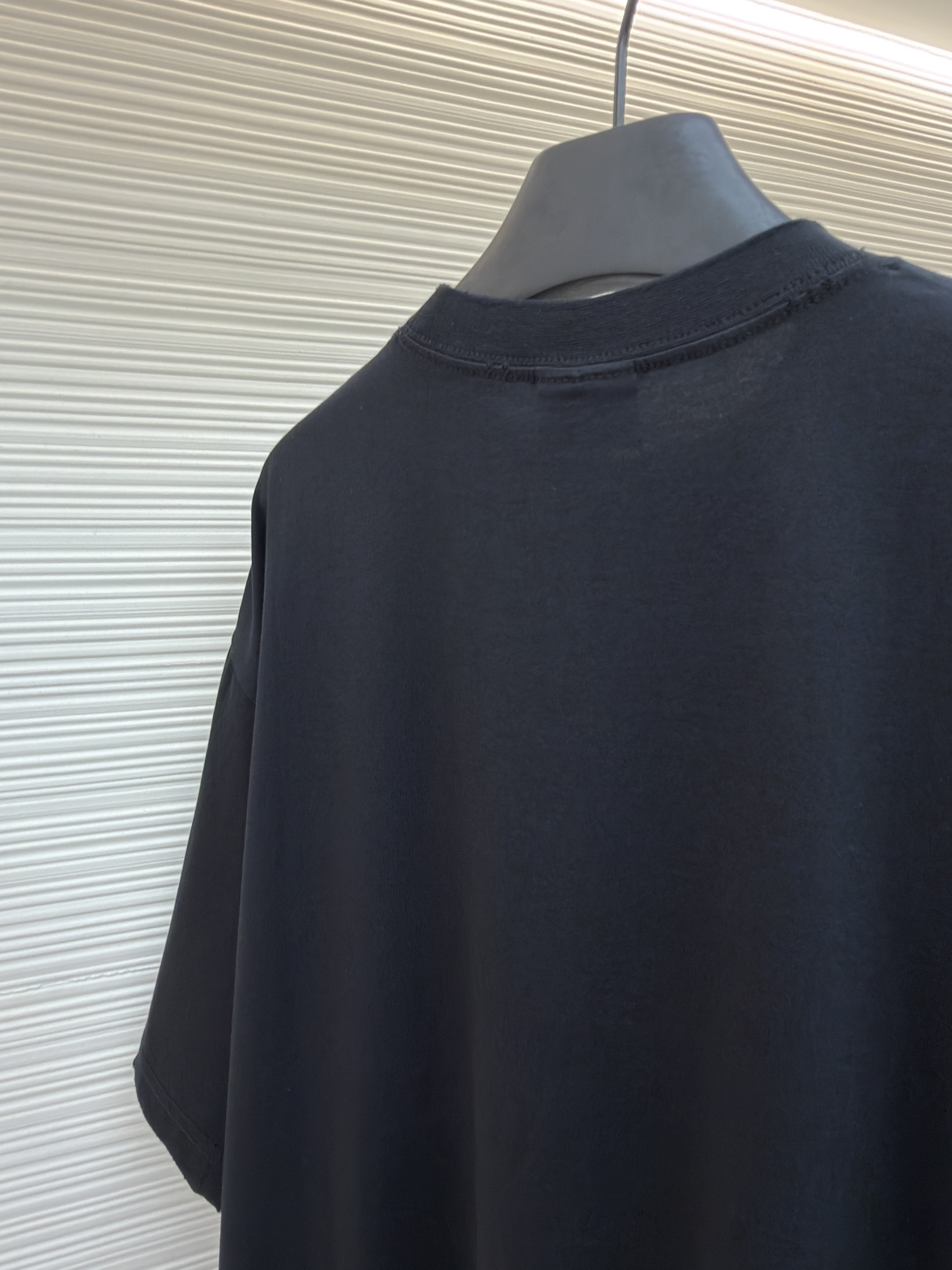 Balenciaga 巴黎世家 七夕箭头印花圆领短袖 T恤 圆领 夏季 白色 黑色 A0 