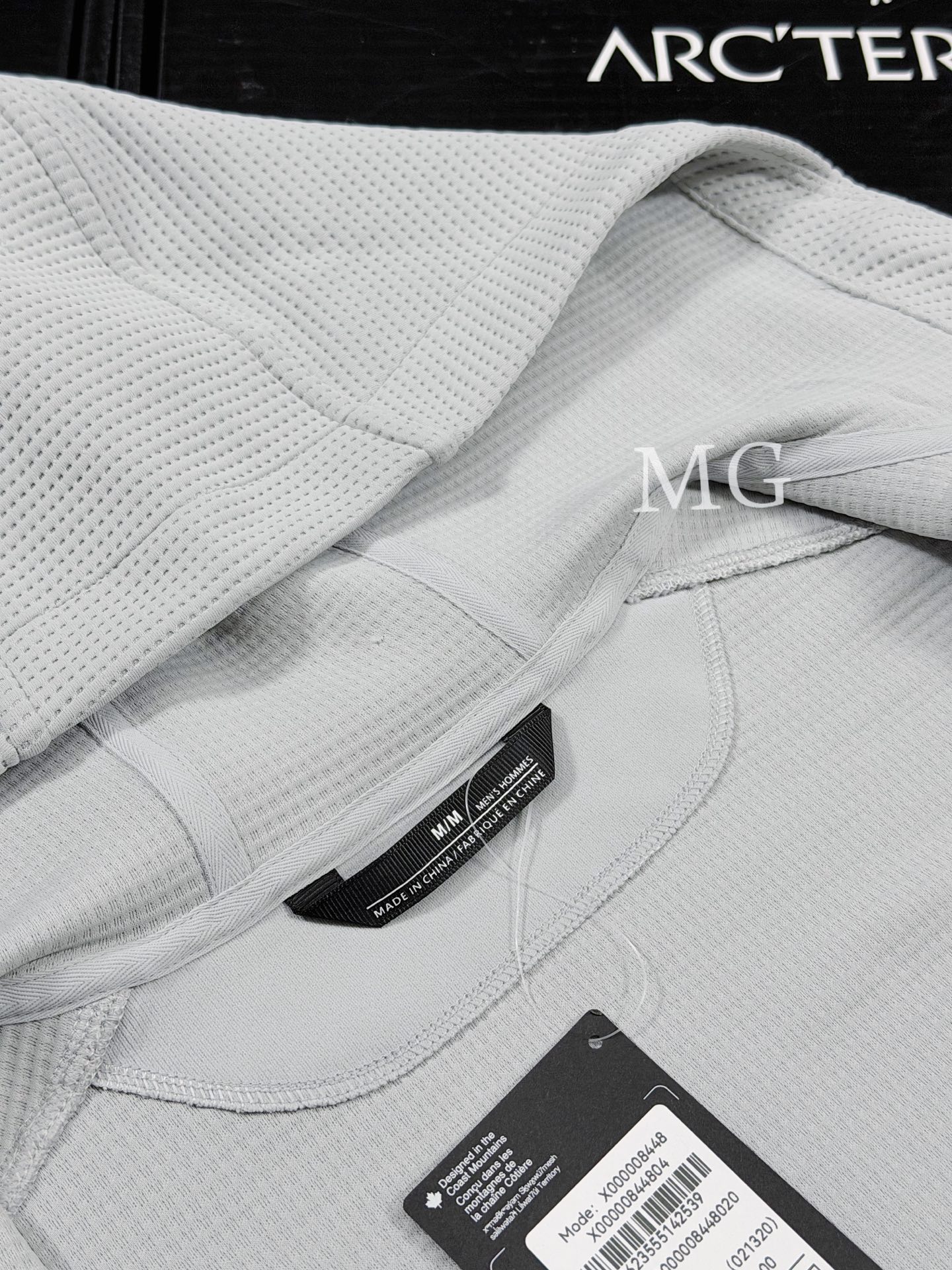 C13 台州 Arcteryx 始祖鸟 OLERA FULL ZIP HOODY 华夫格 拉链连帽 保暖 透气夹克 X000009918
