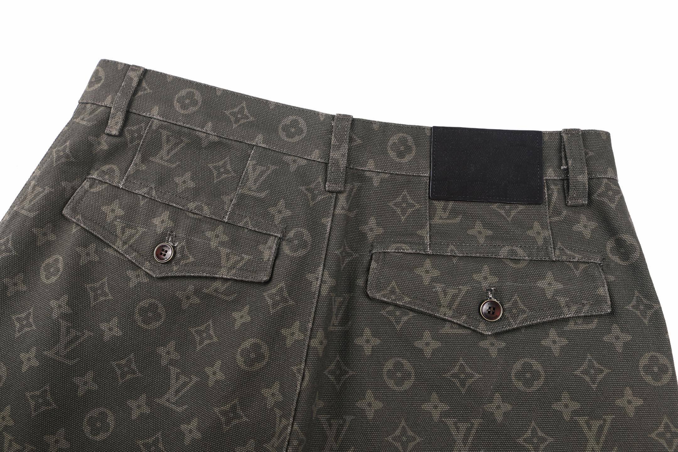 LOUIS VUITTON 路易威登 满印提花口袋牛仔裤 裤子 长裤 B5