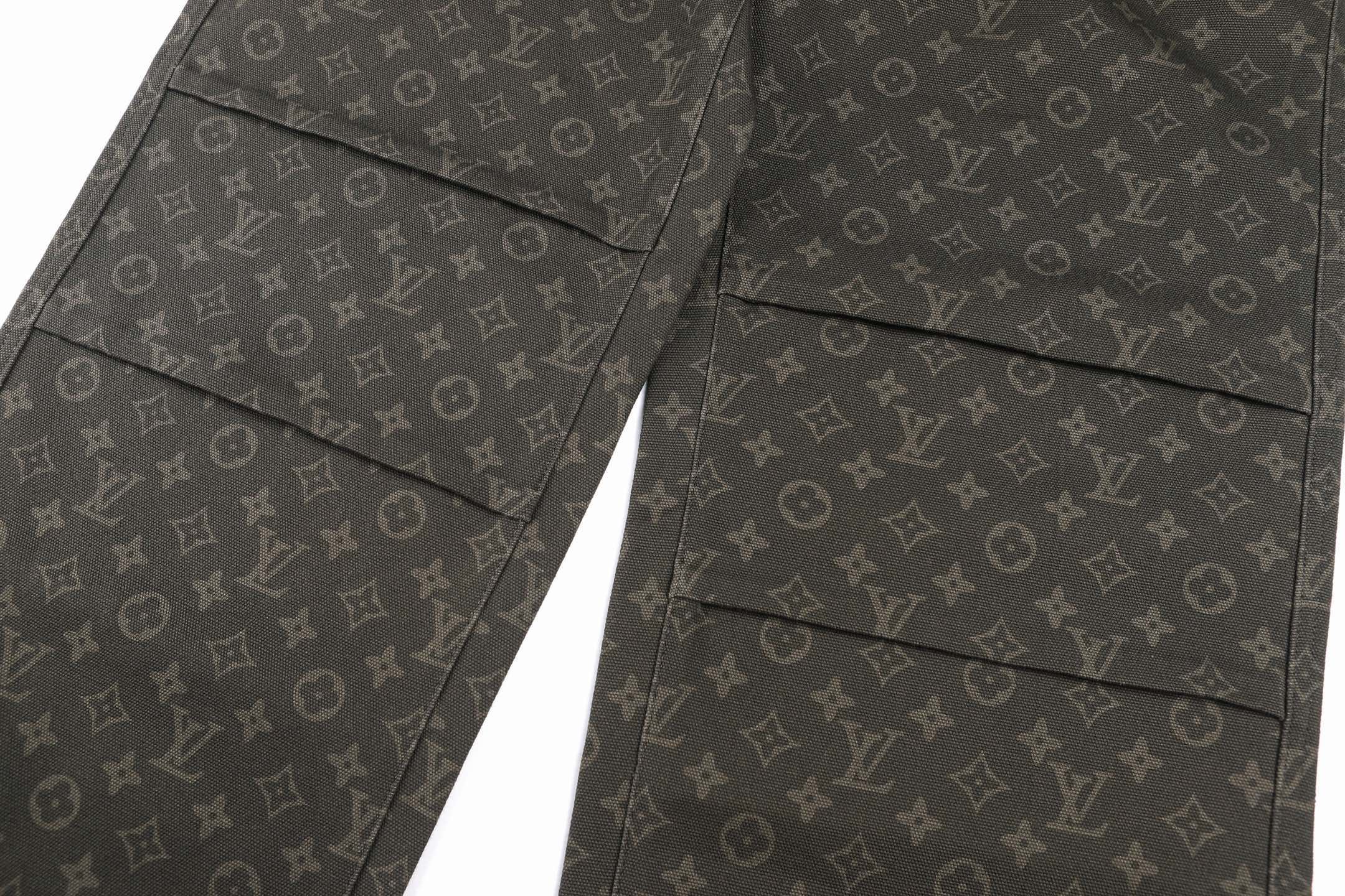 LOUIS VUITTON 路易威登 满印提花口袋牛仔裤 裤子 长裤 B5