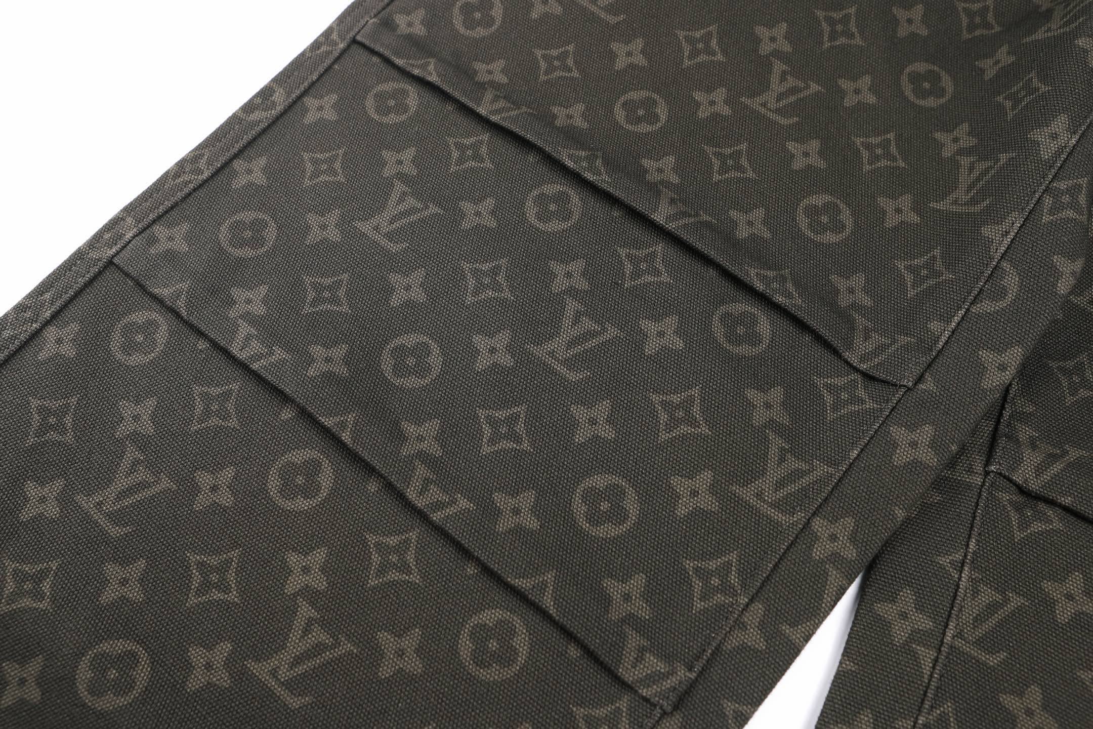 LOUIS VUITTON 路易威登 满印提花口袋牛仔裤 裤子 长裤 B5