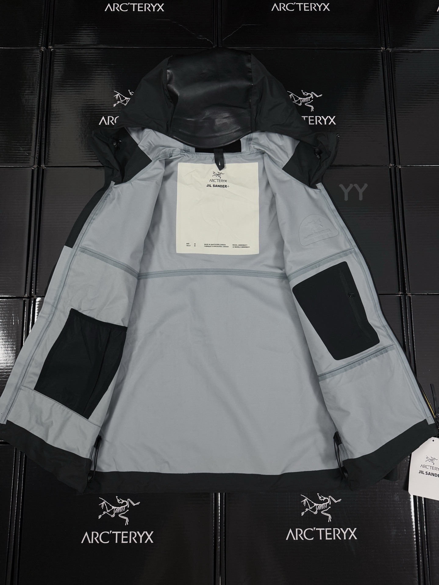 G84 台州 Arcteryx 始祖鸟 JILSANDER联名款 Gore-Tex 防风防水 夹克 长袖 滑雪服 男款 黑色B5-X000005290 28806