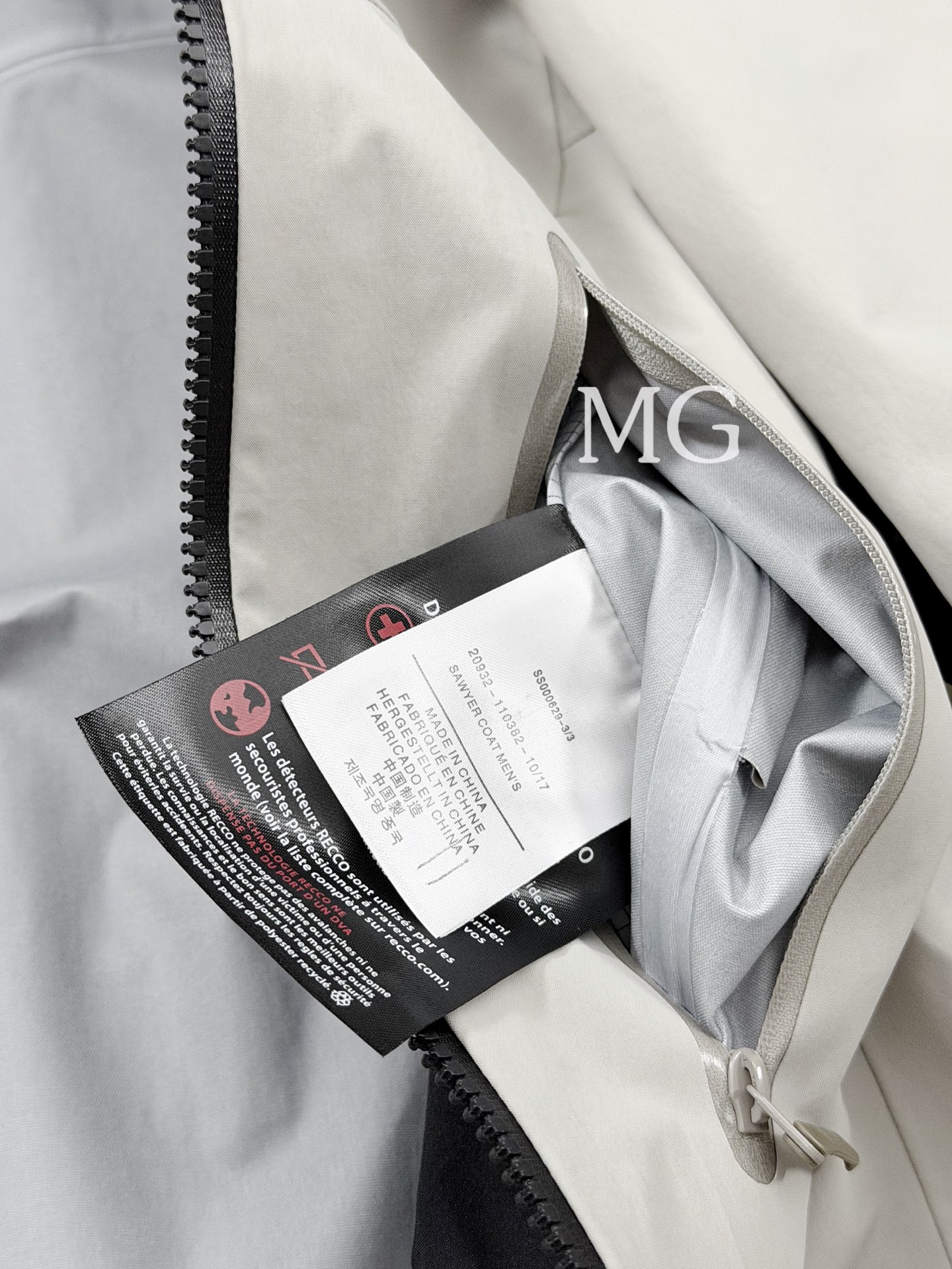 G13 台州 第7代 Arcteryx 始祖鸟 Alpha SV GORE-TEX Pro 冲锋 硬壳 防风防水 夹克 长袖 男款B5 流木白 X000007555