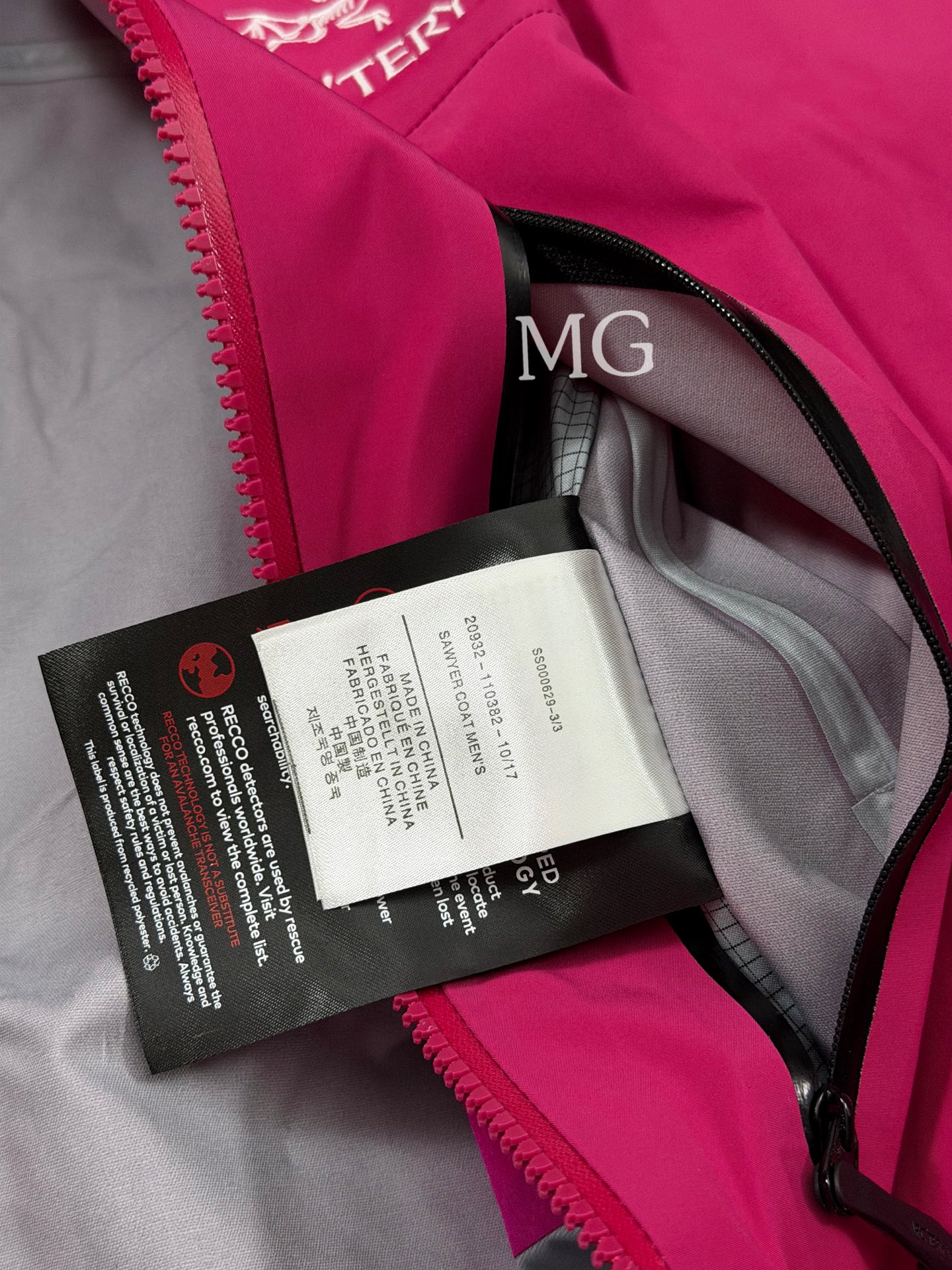 G13 台州 第7代 Arcteryx 始祖鸟 Alpha SV GORE-TEX Pro 冲锋 硬壳 防风防水 夹克 长袖 男款B5 玫红 X000007555
