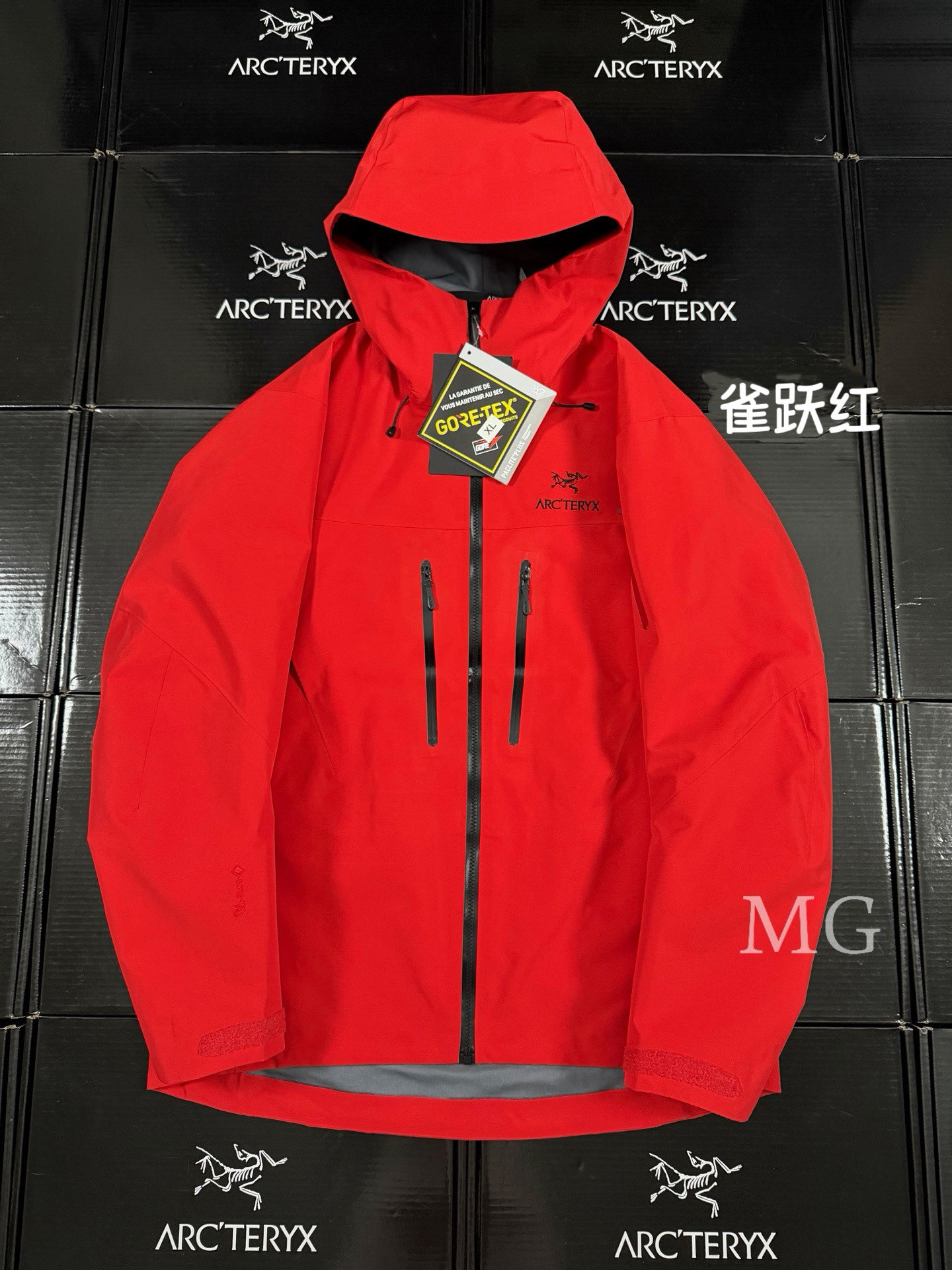 G13 台州 第7代 Arcteryx 始祖鸟 Alpha SV GORE-TEX Pro  冲锋 硬壳 防风防水 夹克 长袖  男款B5 雀跃红 X000007555