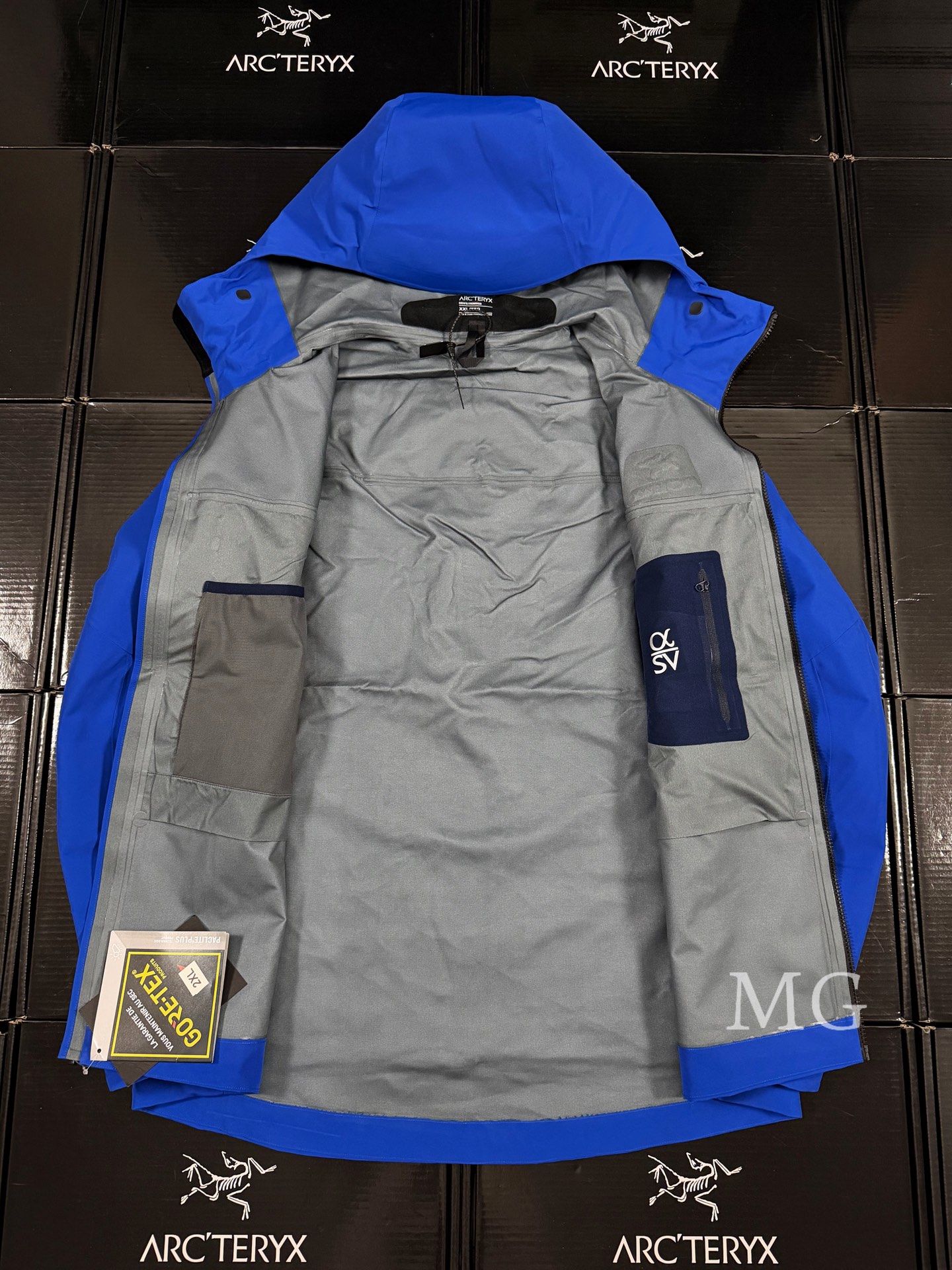 G13 台州 第7代 Arcteryx 始祖鸟 Alpha SV GORE-TEX Pro 冲锋 硬壳 防风防水 夹克 长袖 男款B5 群青蓝 X000007555