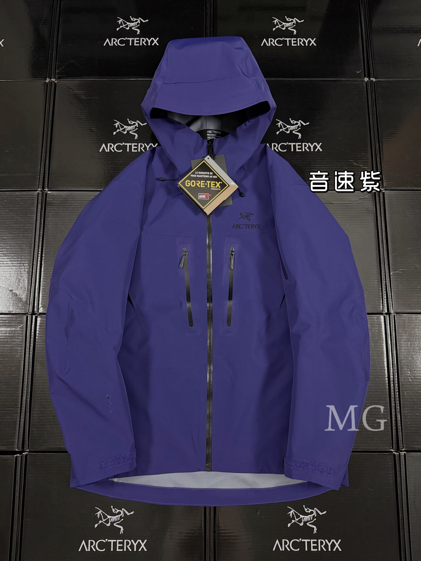 G13 台州 第7代 Arcteryx 始祖鸟 Alpha SV GORE-TEX Pro  冲锋 硬壳 防风防水 夹克 长袖  男款B5 音速紫 X000007555