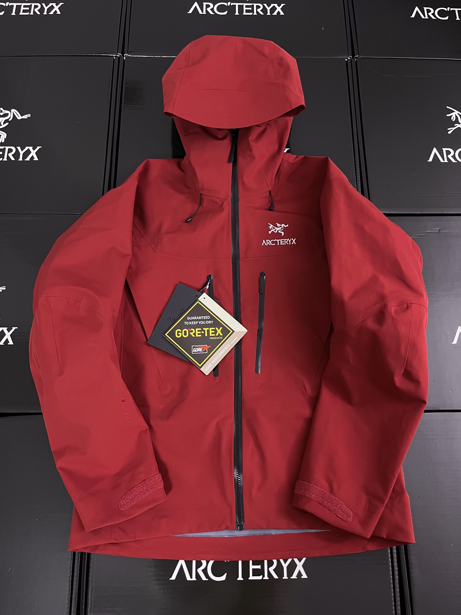 G13 台州 第7代 Arcteryx 始祖鸟 Alpha SV GORE-TEX Pro  冲锋 硬壳 防风防水 夹克 长袖  男款B5 红色X000007555