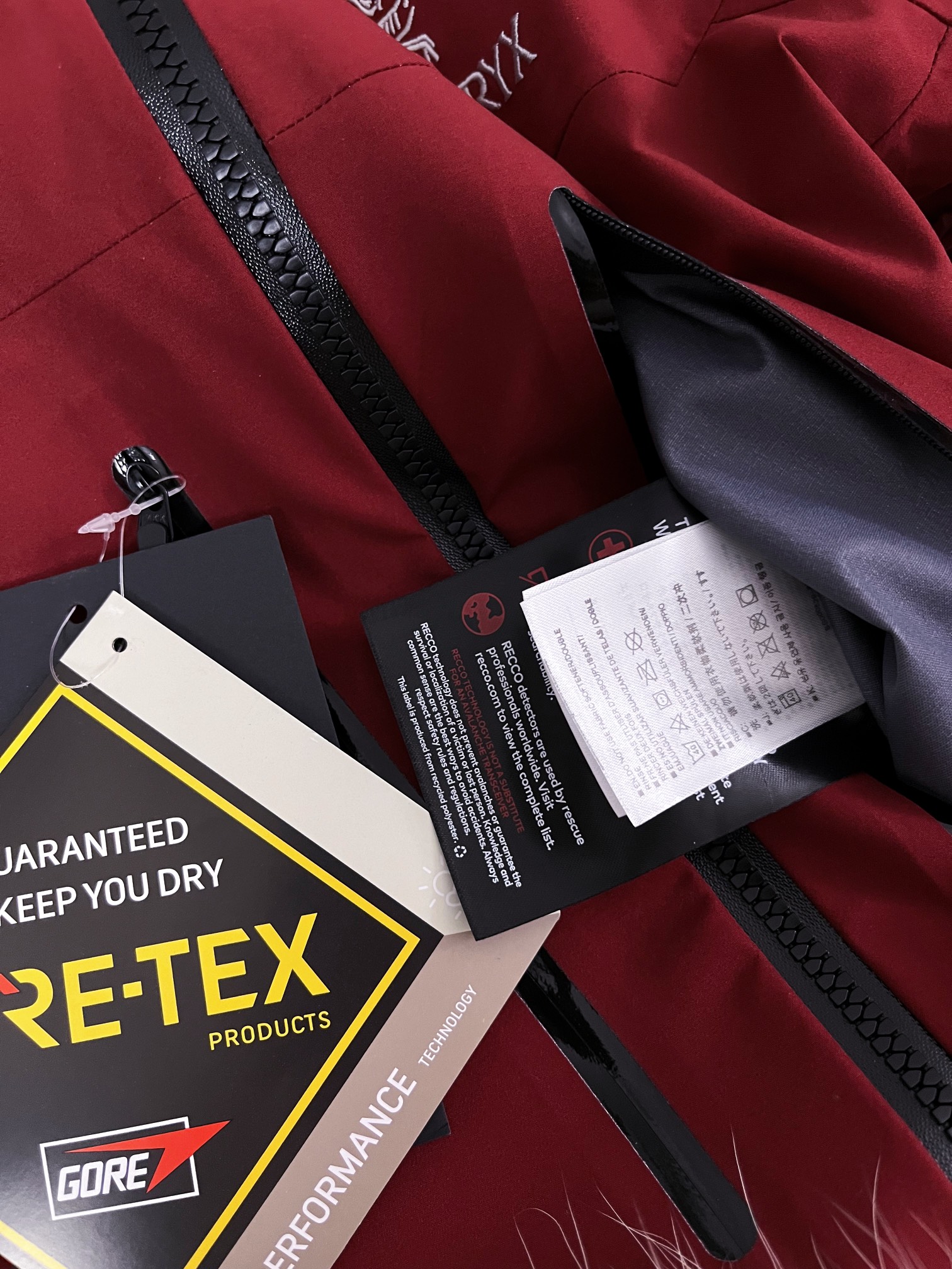 G13 台州 第7代 Arcteryx 始祖鸟 Alpha SV GORE-TEX Pro 冲锋 硬壳 防风防水 夹克 长袖 男款B5 红色X000007555