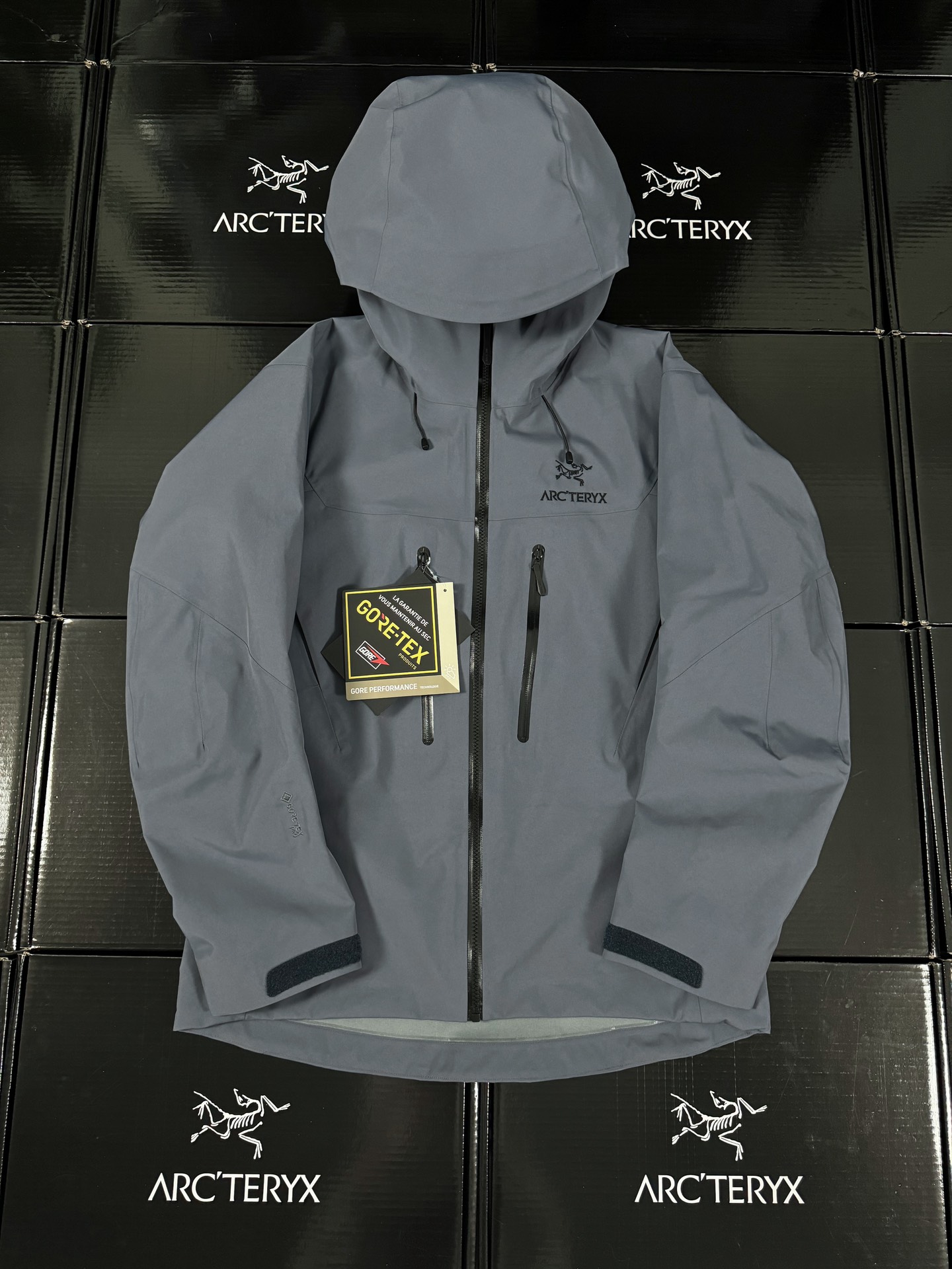 G13 台州 第7代 Arcteryx 始祖鸟 Alpha SV GORE-TEX Pro  冲锋 硬壳 防风防水 夹克 长袖  男款B5 灰色X000007555