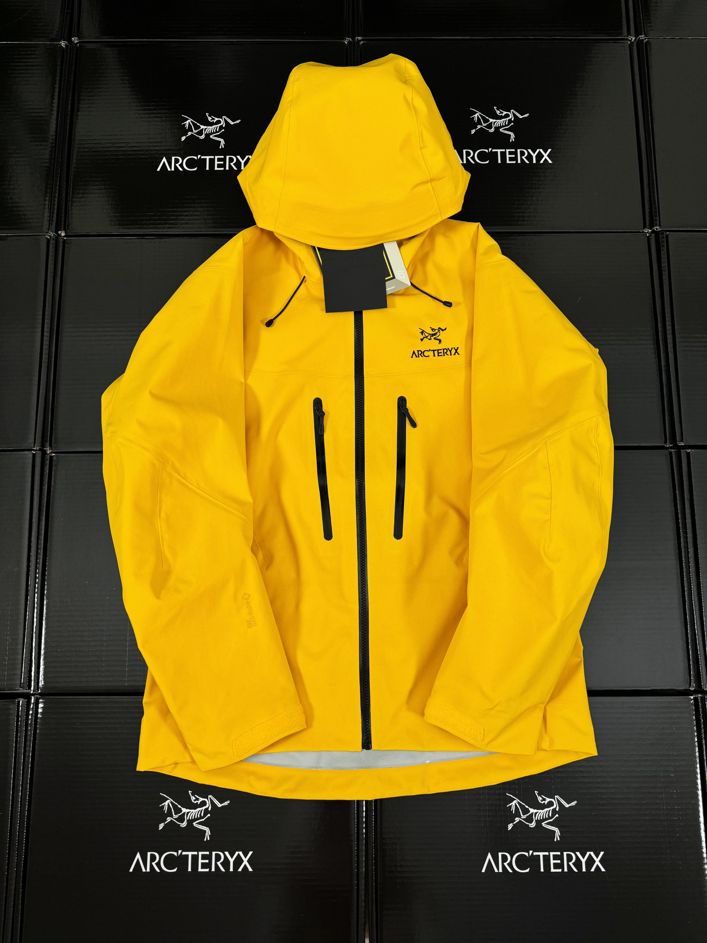 G13 台州 第7代 Arcteryx 始祖鸟 Alpha SV GORE-TEX Pro  冲锋 硬壳 防风防水 夹克 长袖  男款B5 黄色X000007555