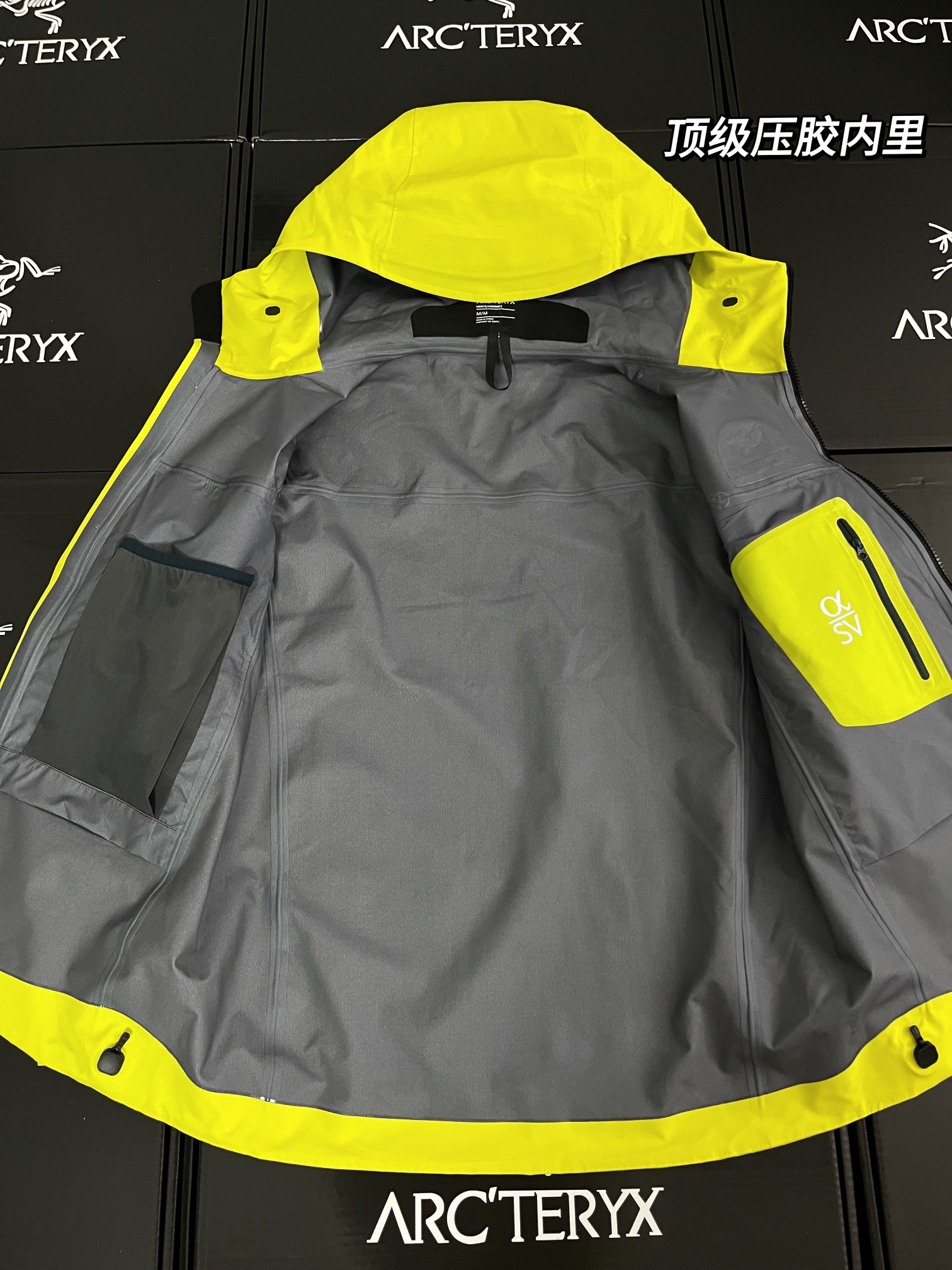 G13 台州 第7代 Arcteryx 始祖鸟 Alpha SV GORE-TEX Pro 冲锋 硬壳 防风防水 夹克 长袖 男款B5 荧光绿X000007555