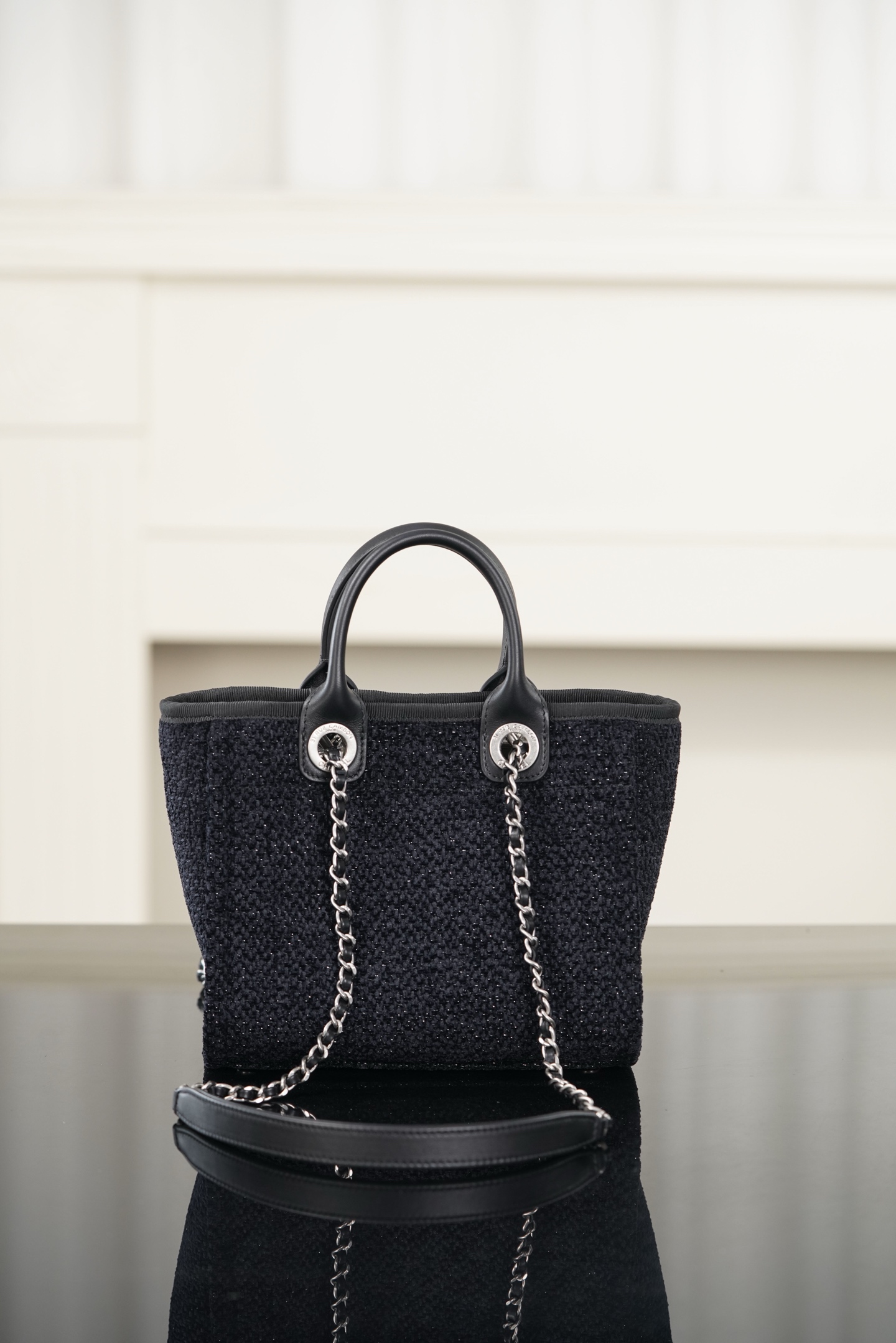 CHANEL 单肩手提 26A 双C LOGO - (Black ) Small Beach Shoulder Bag-A0- AS6374-B24735-94305